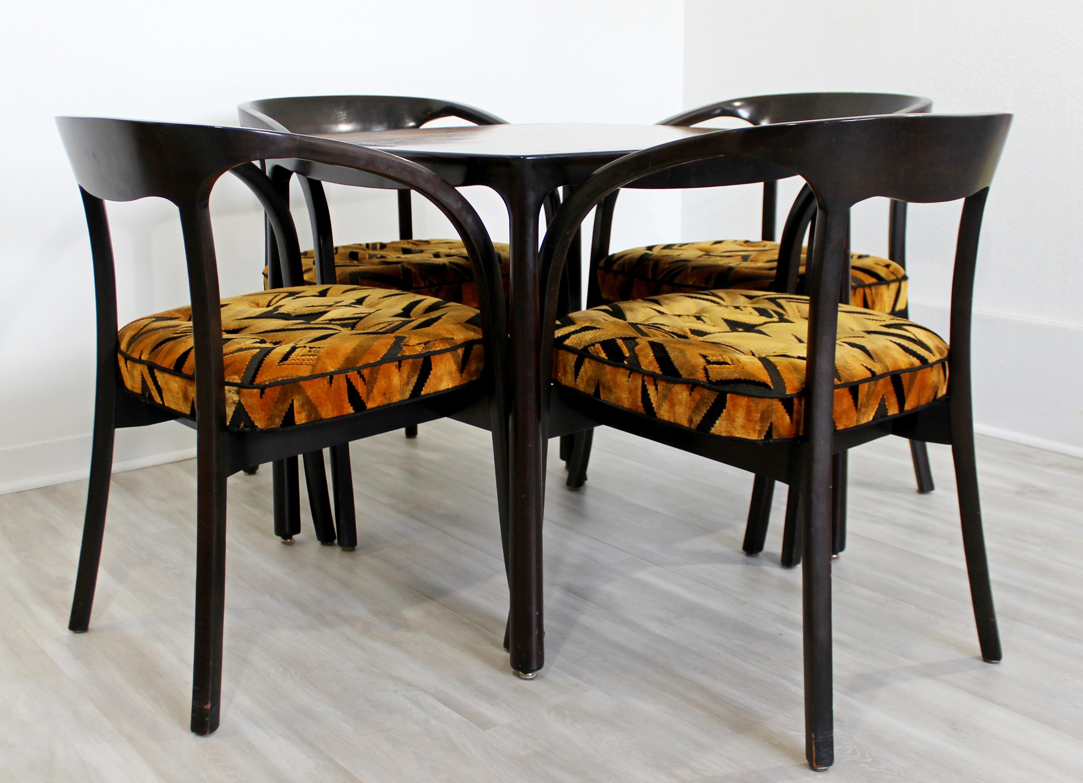 modern game table and chairs