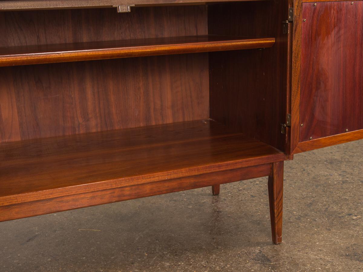 20th Century Mid-Century Modern Woven Cane Cabinet Credenza