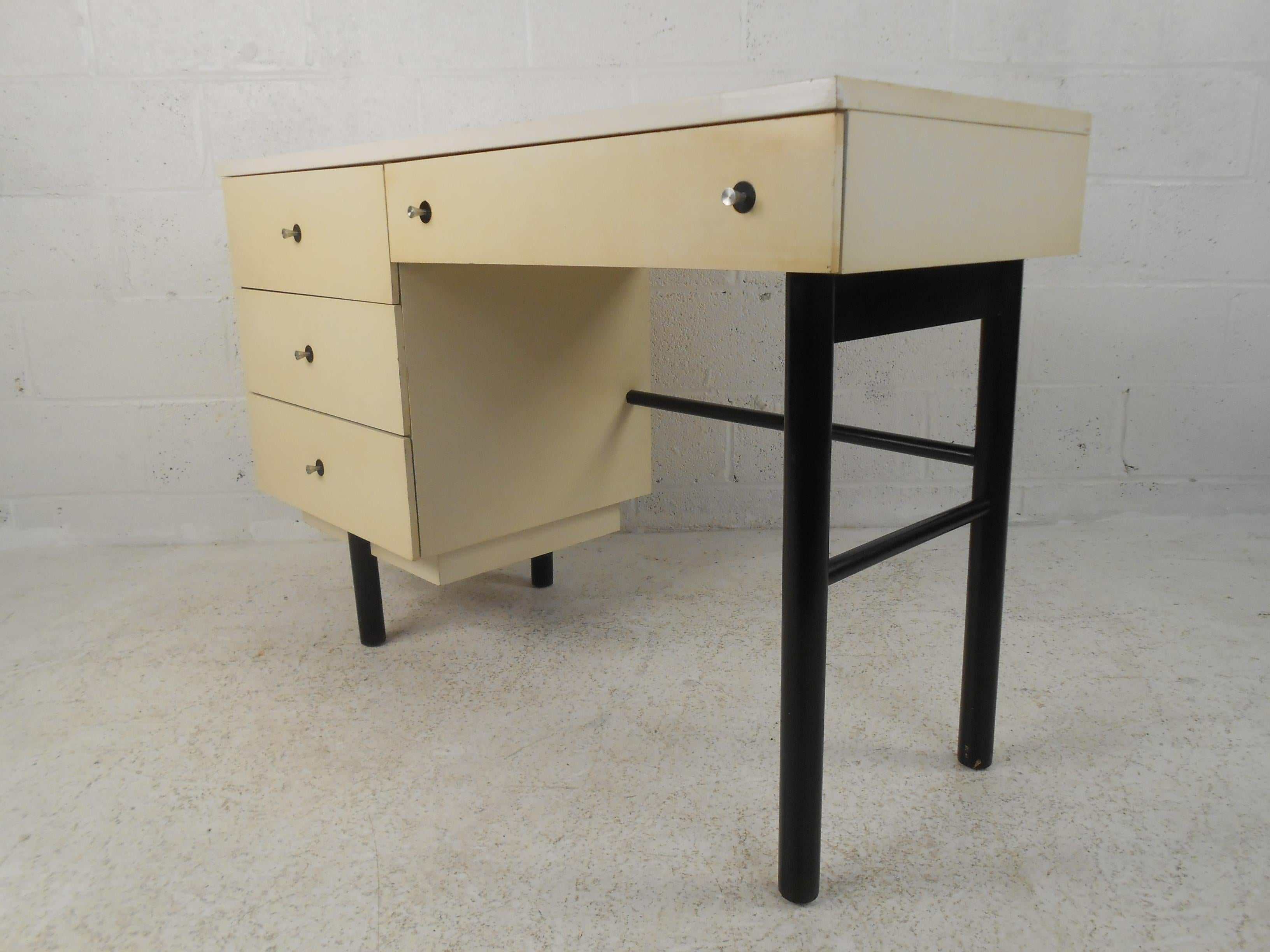 stanley desk mid century