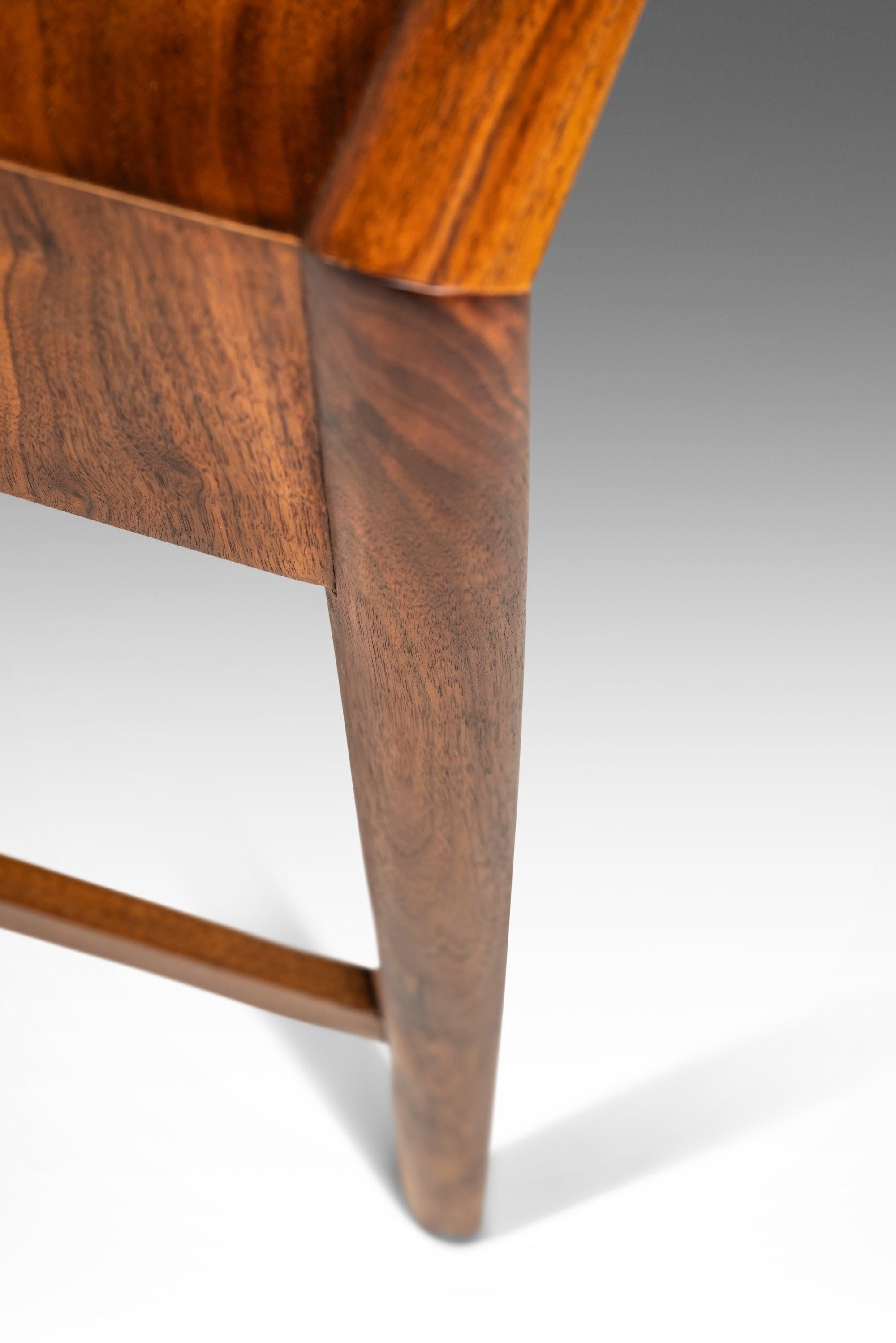 Mid-Century Modern Writing Desk in Walnut by Barney Flagg for Drexel 8