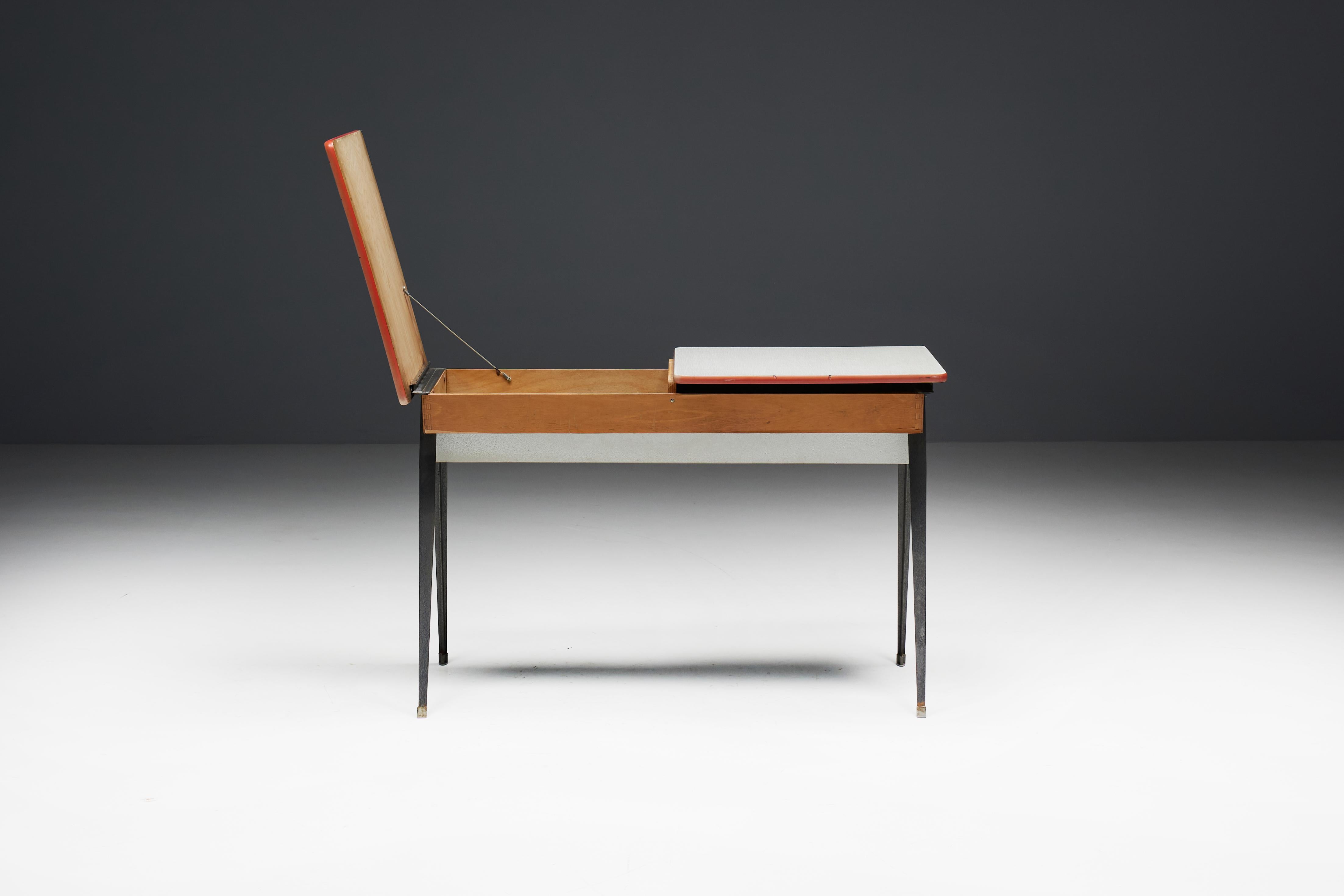 Mid-20th Century Mid-Century Modern Writing Desk, Netherlands, 1960s For Sale