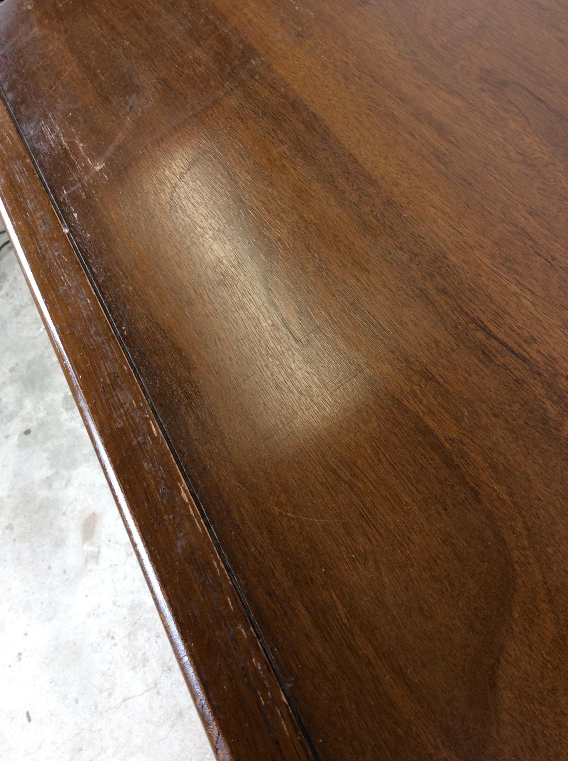 XX secolo Mid Century Modern Writing Desk with Caned Back by Broyhill in vendita