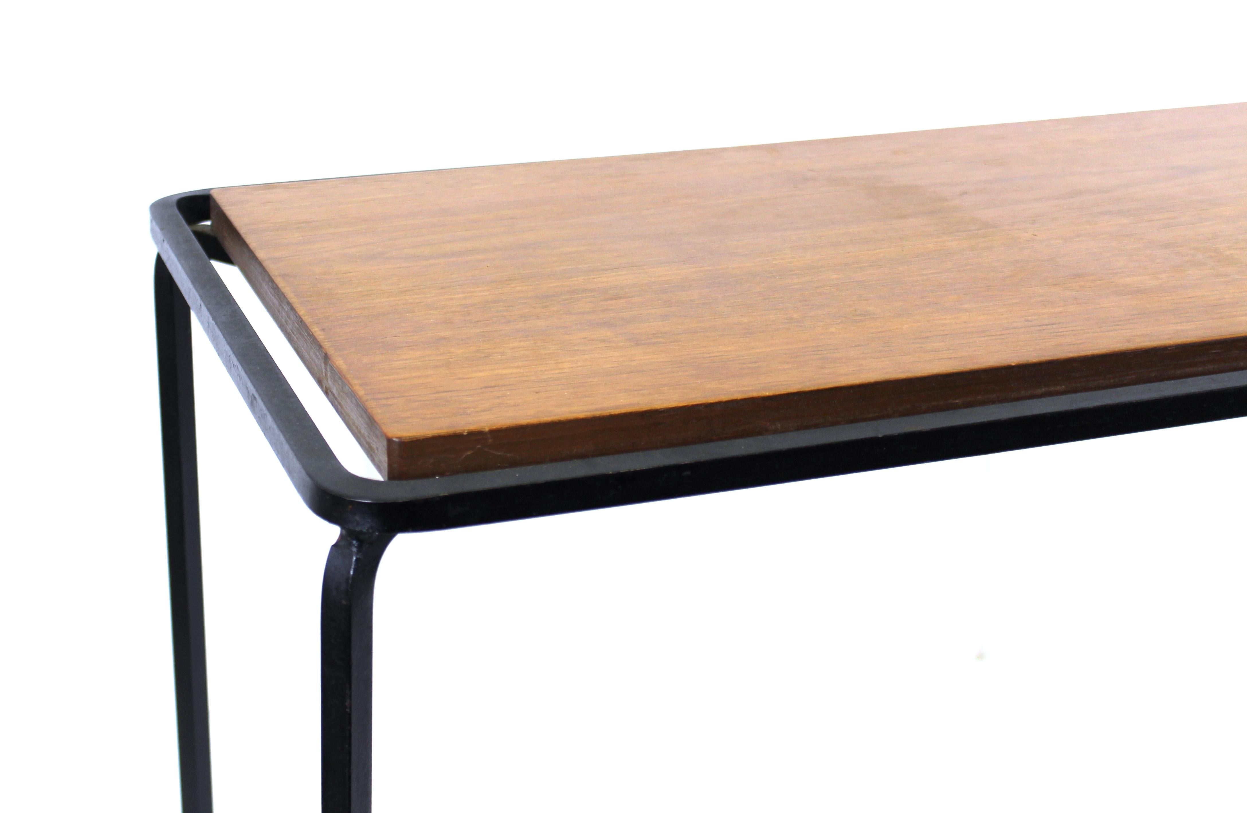 20th Century Mid-Century Modern Wrought Iron Side Table