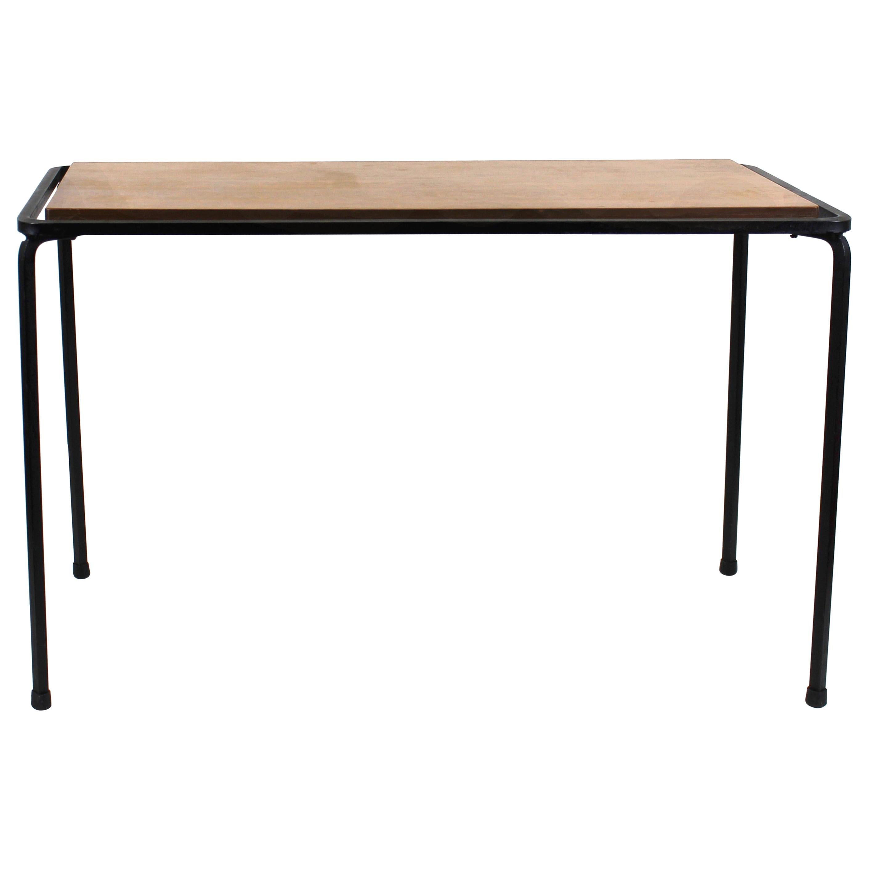 Mid-Century Modern Wrought Iron Side Table