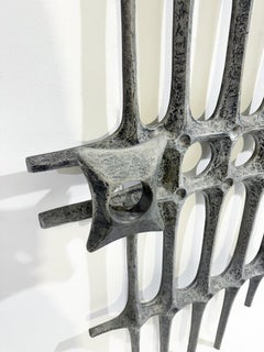 Mid-Century Modern Wrought Iron Wall Decoration, 1960s