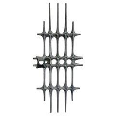 Used Mid-Century Modern Wrought Iron Wall Decoration, 1960s