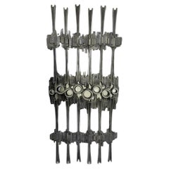Used Mid-Century Modern Wrought Iron Wall Decoration