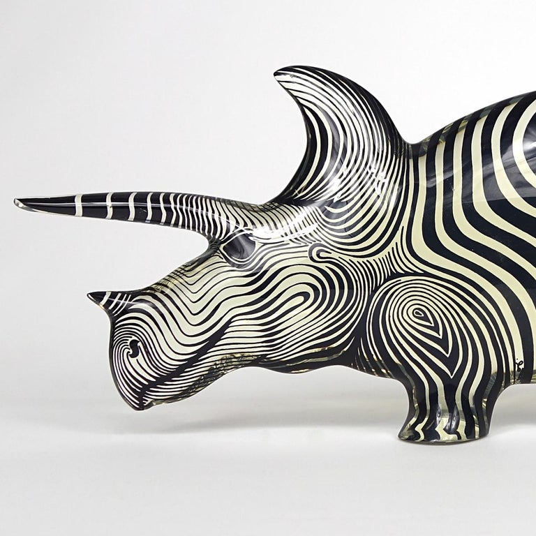 Mid-Century Modern XL Dinosaur by Brazilian Artist Abraham Palatnik For Sale 1
