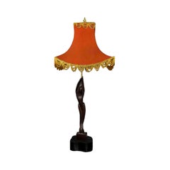 Mid-Century Modern Yasha Heifetz Undulating Dancer Table Lamp, 1950s