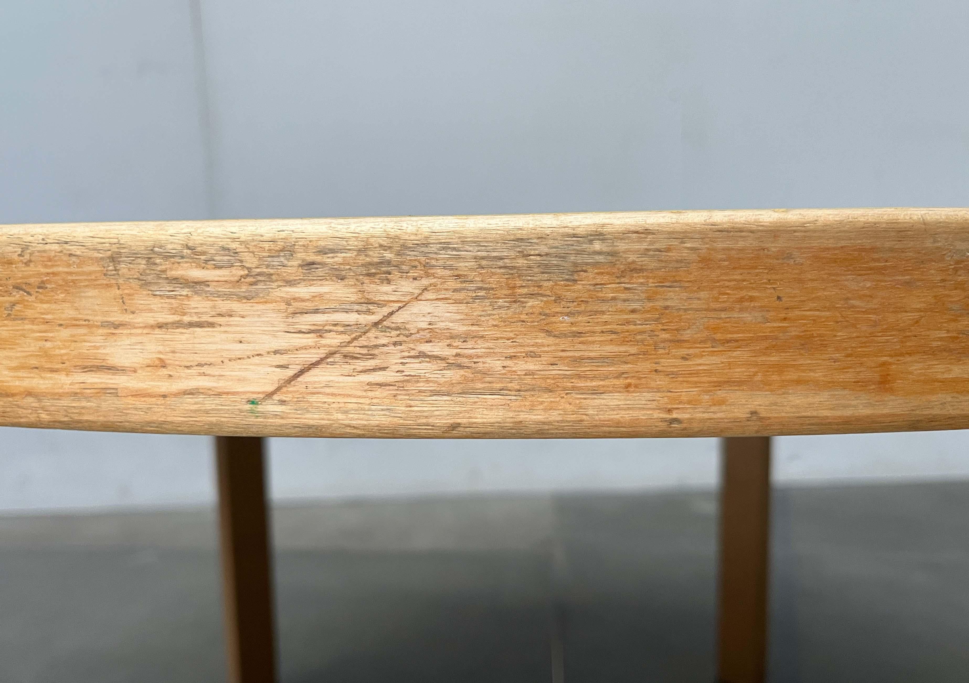 Mid-Century Modern Yellow Linoleum Coffee Couch Table Alva Aalto Artek Finland For Sale 7