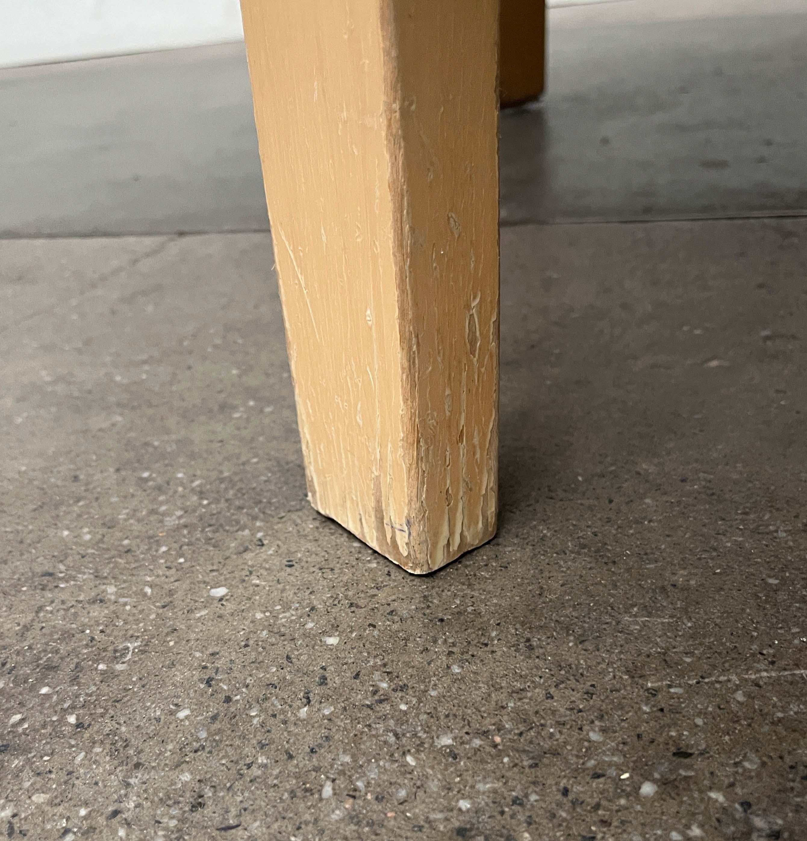 Mid-Century Modern Yellow Linoleum Coffee Couch Table Alva Aalto Artek Finland For Sale 12