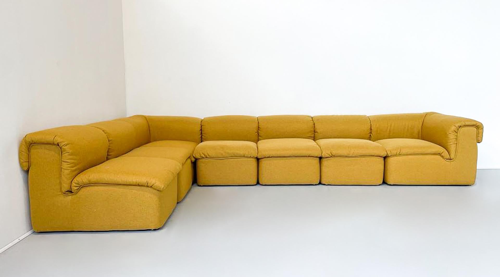 Mid-Century Modern Modular Sofa, Italy, 1960s - New Upholstery