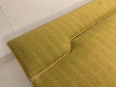 Mid-Century Modern Yellow Sofa Bed, Original Fabric by Miroslav Navratil
