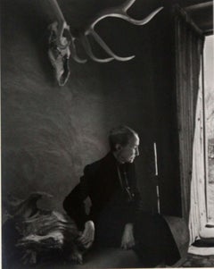 Mid-Century Modern Yousuf Karsh Georgia Okeefe Silbergelatin, 1956, signiert