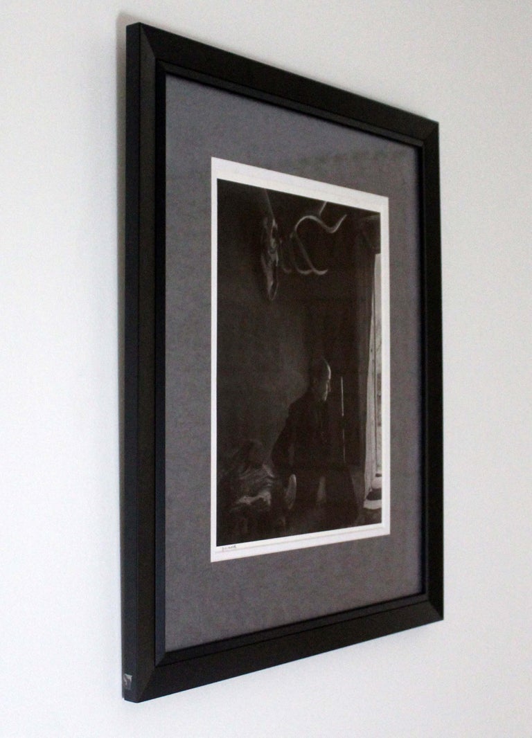 Mid-Century Modern Yousuf Karsh Georgia O’keefe Silver Gelatin, 1956, Signed In Good Condition For Sale In Keego Harbor, MI