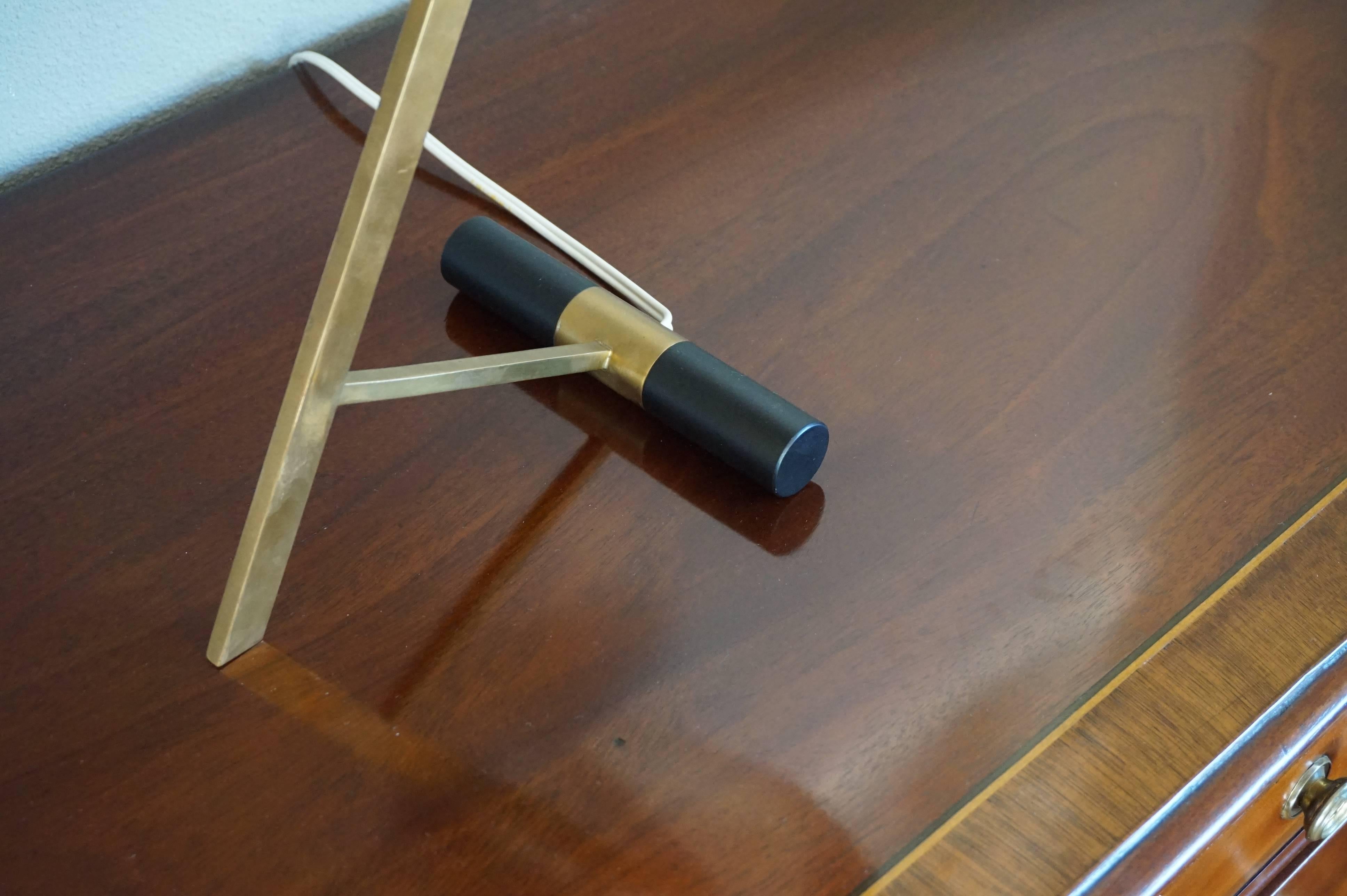 Mid-Century Modern Z Shape Table or Desk Lamp by Louis Kalff for Philips, 1953 4
