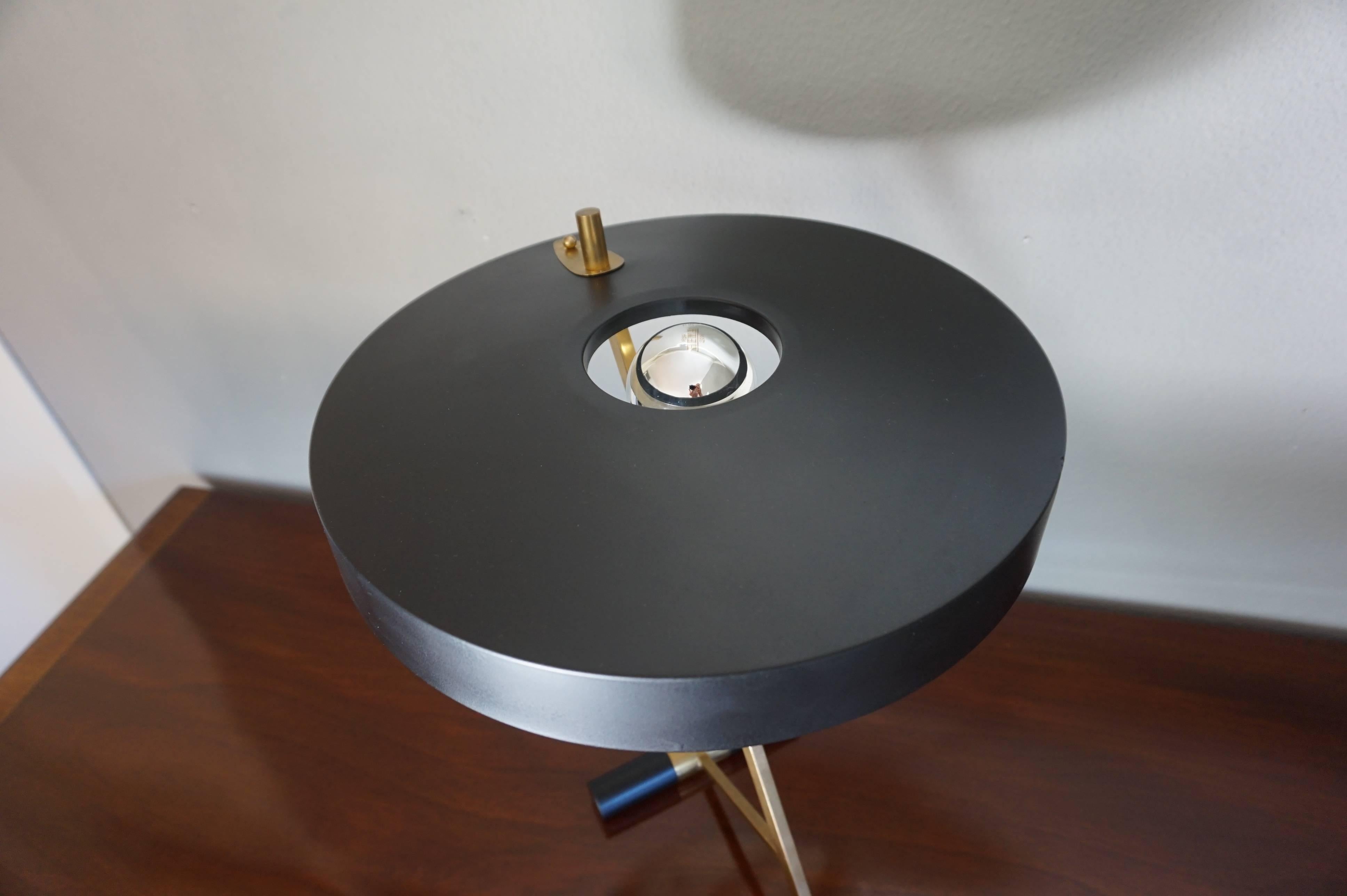 20th Century Mid-Century Modern Z Shape Table or Desk Lamp by Louis Kalff for Philips, 1953