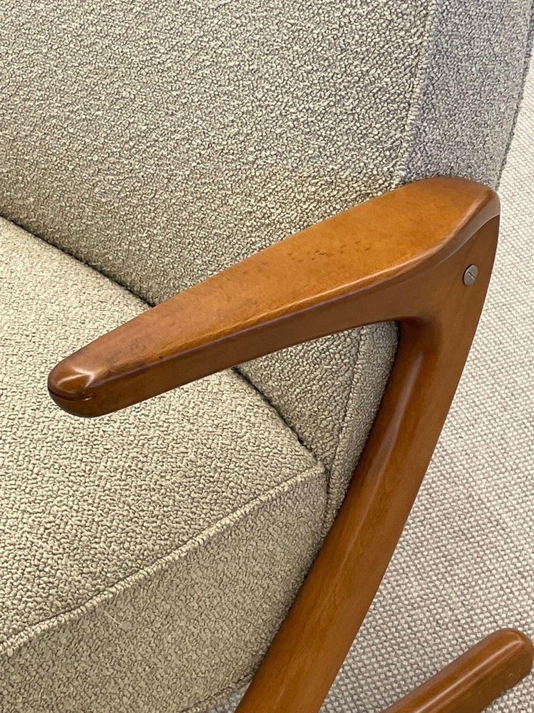 MidCentury Modern Z Sofa / Settee by Bengt Ruda, Boucle, Swedish, 1960