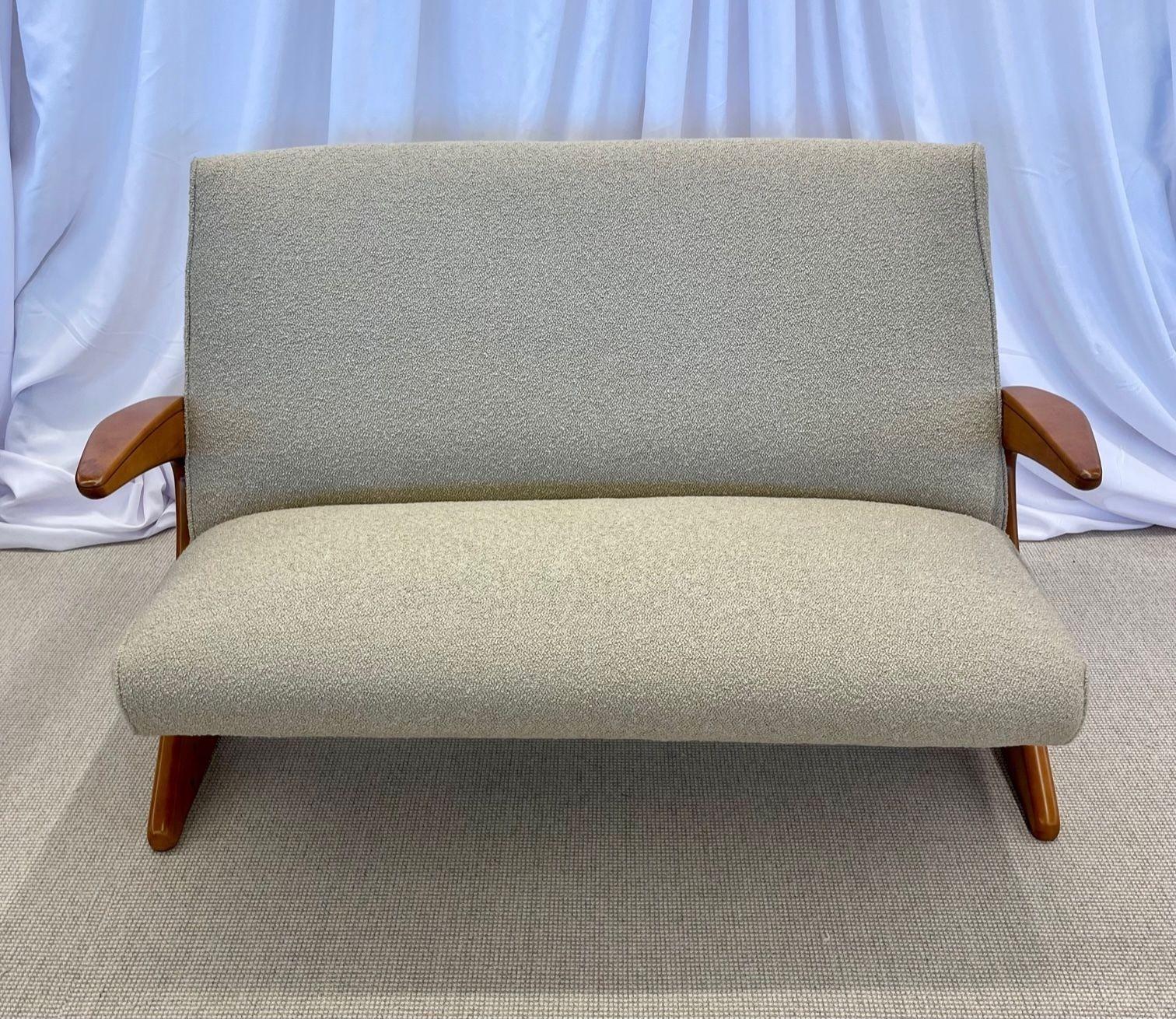 Mid-20th Century Mid-Century Modern Z Sofa / Settee by Bengt Ruda, Boucle, Swedish, 1960's For Sale