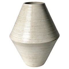 Jarrón Jardinera Diamante 1970s de Zanesville Architectural Pottery Mid Century Modern