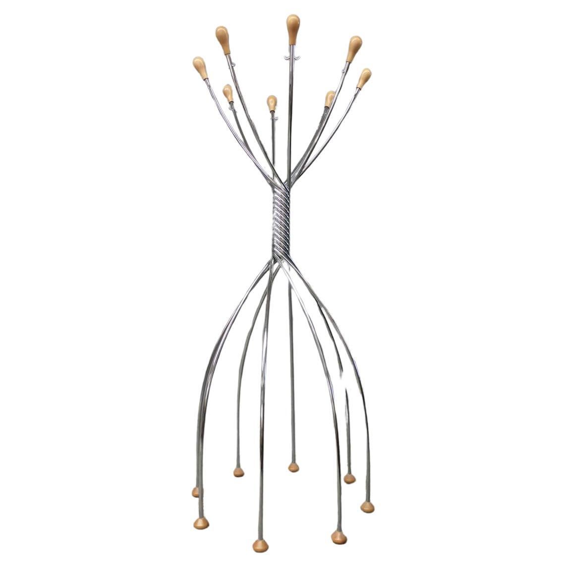 Moderner Zanotta-Garderobenständer aus der Jahrhundertmitte - italienische Design-Ikone im Angebot
