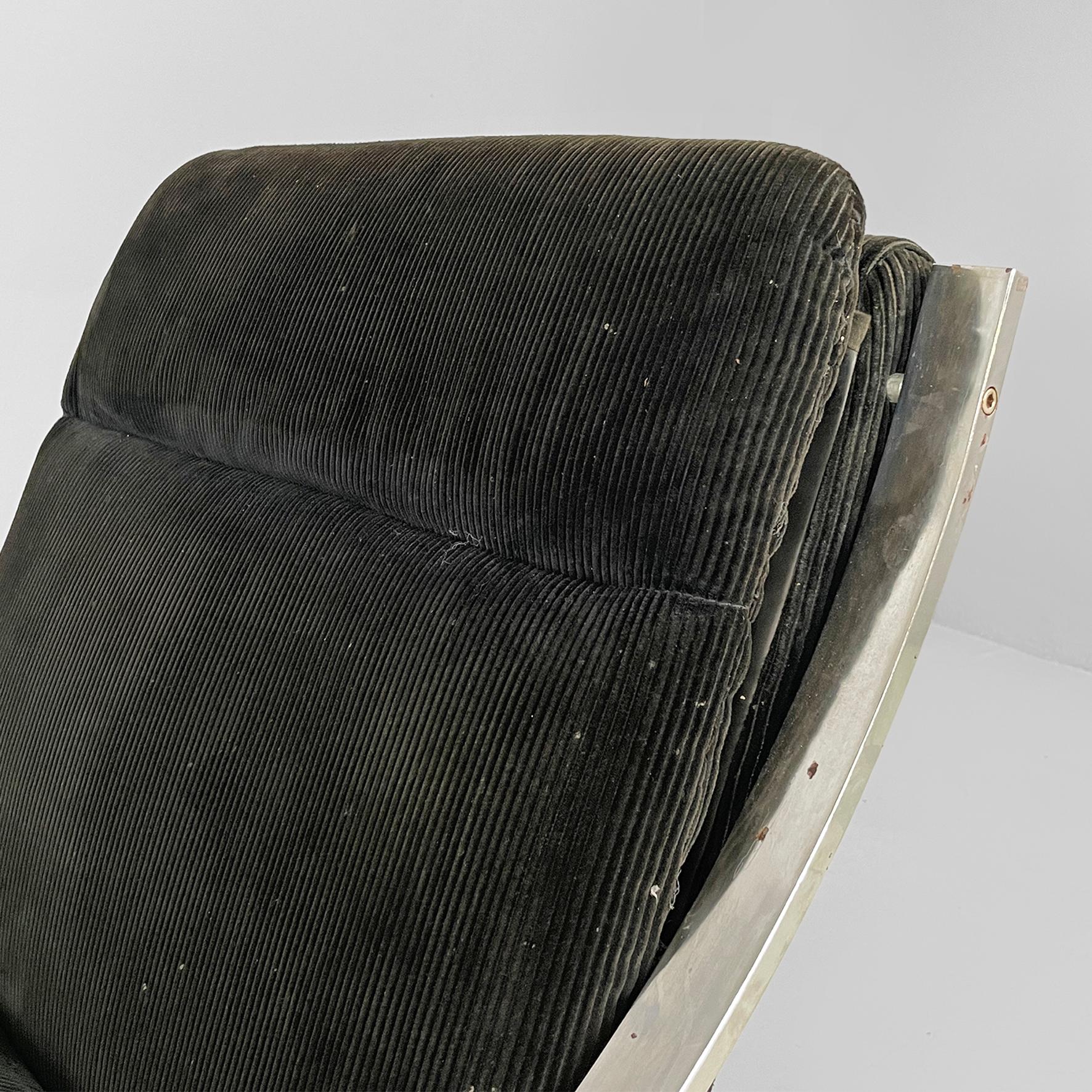 Mid-century modern Zeta armchairs by Tuttle for Strassle International, 1970s For Sale 8