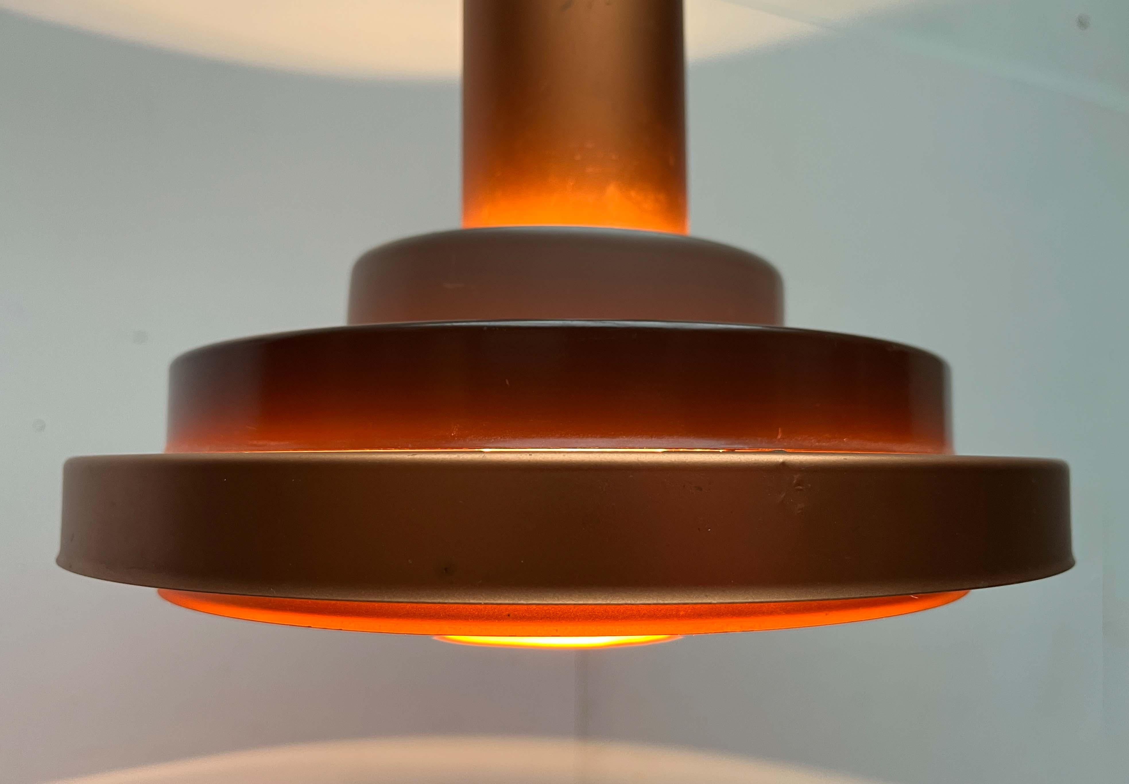Lámpara colgante Zop, moderna de mediados de siglo Heikki Turunen Stockmann Orno, Finlandia en venta 4