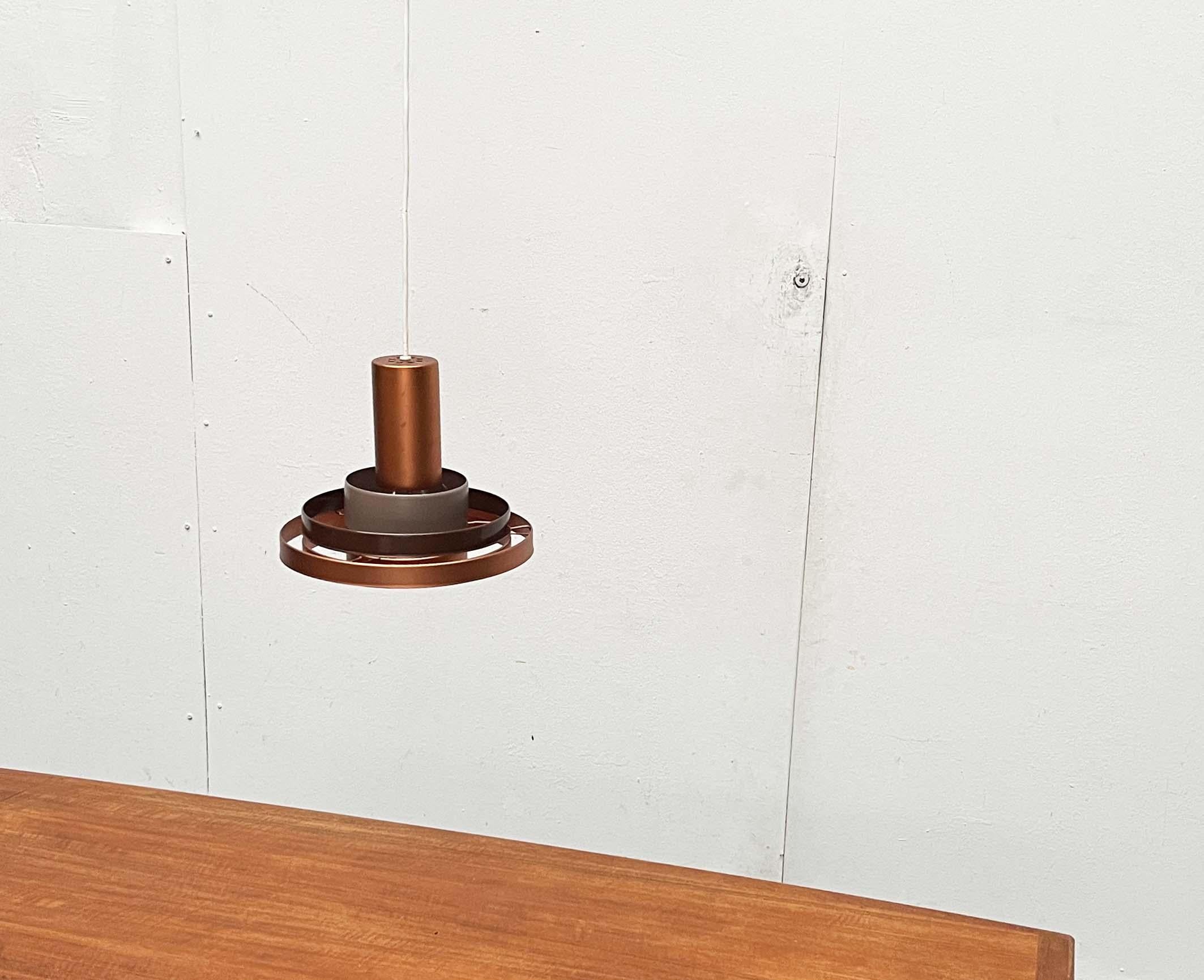 Lámpara colgante Zop, moderna de mediados de siglo Heikki Turunen Stockmann Orno, Finlandia Metal en venta