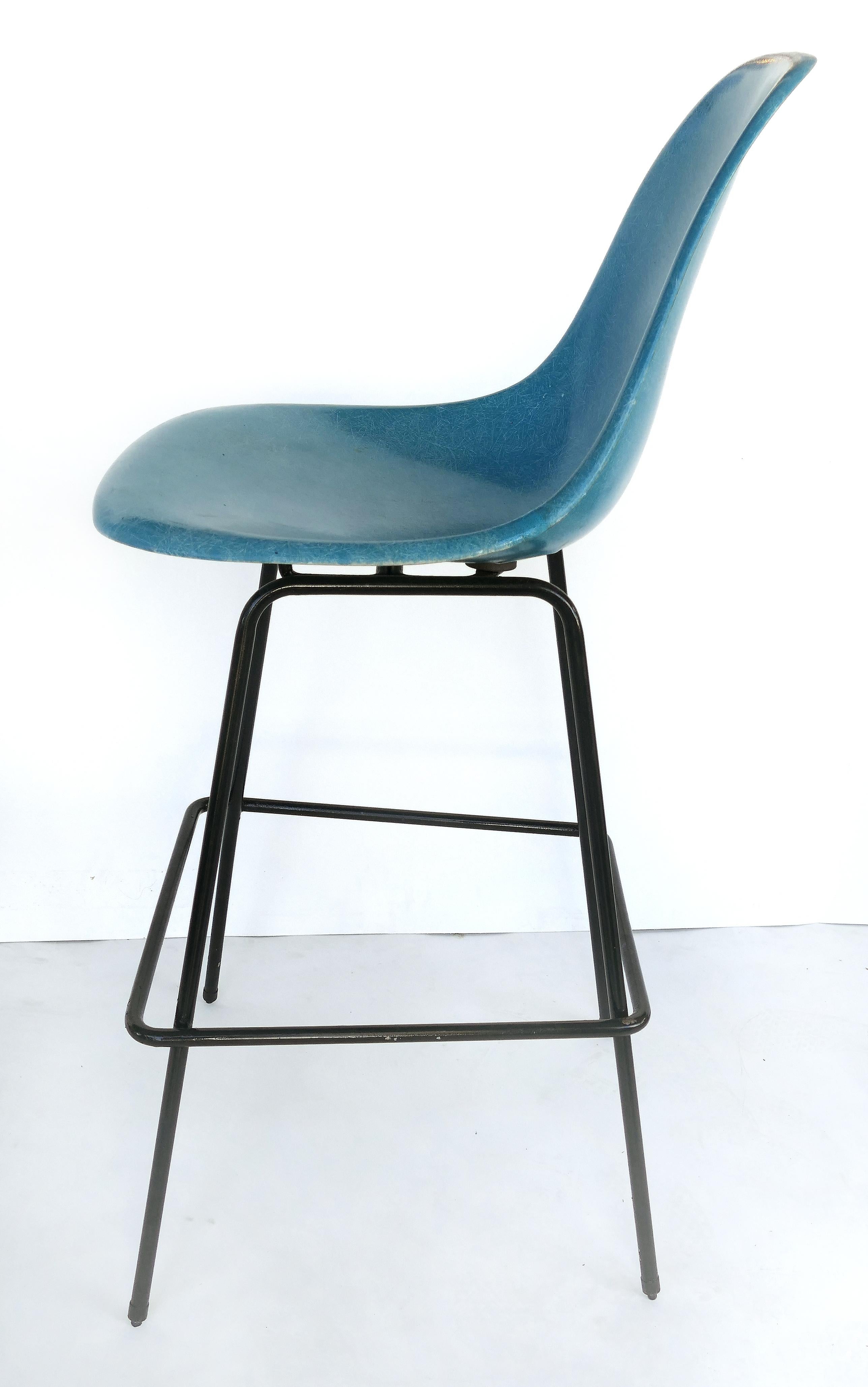 Mid-Century Modern Midcentury Modernica Bar Stools Attributed to Eames