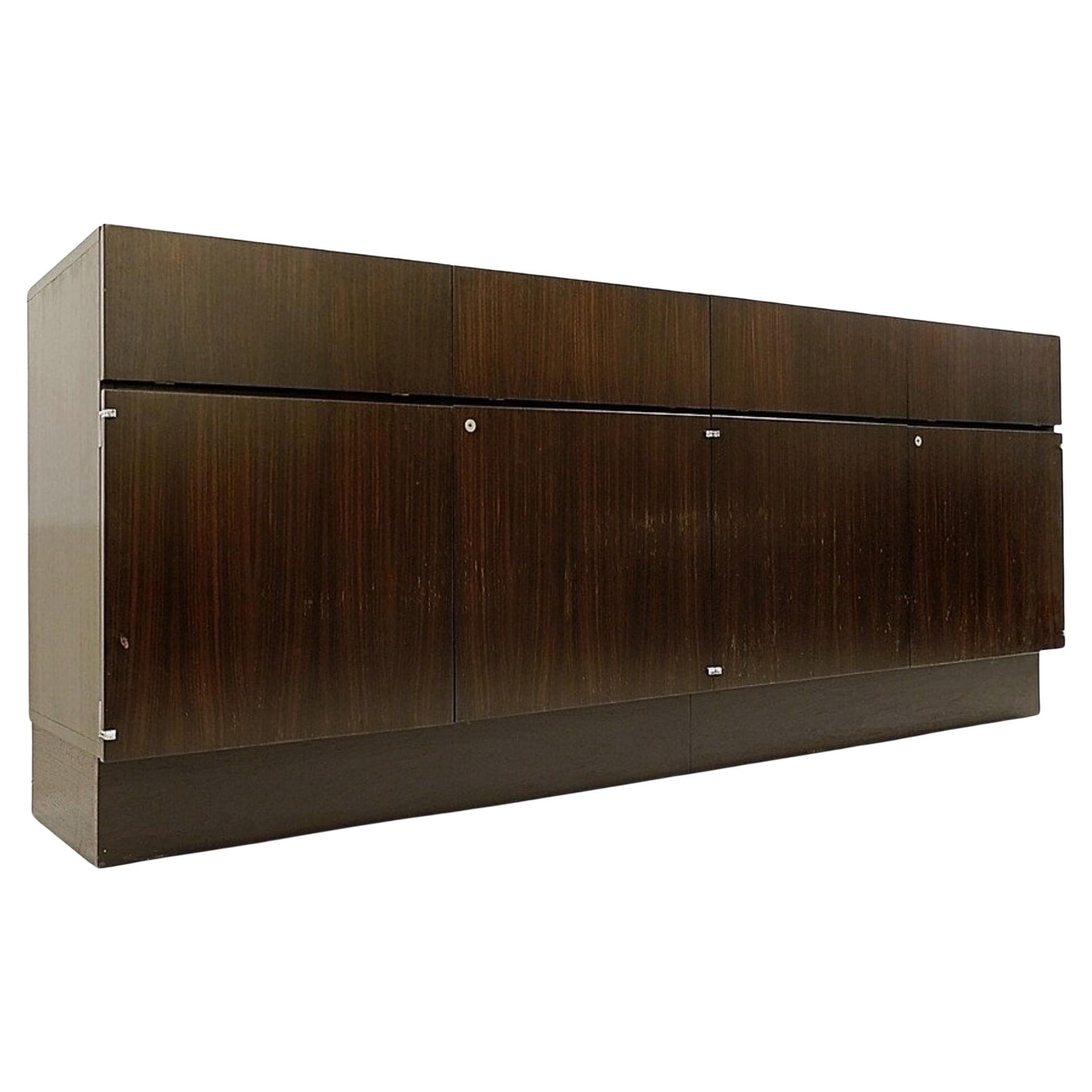 Mid-century modernist 4-door sideboard by De Coene - 1960s For Sale