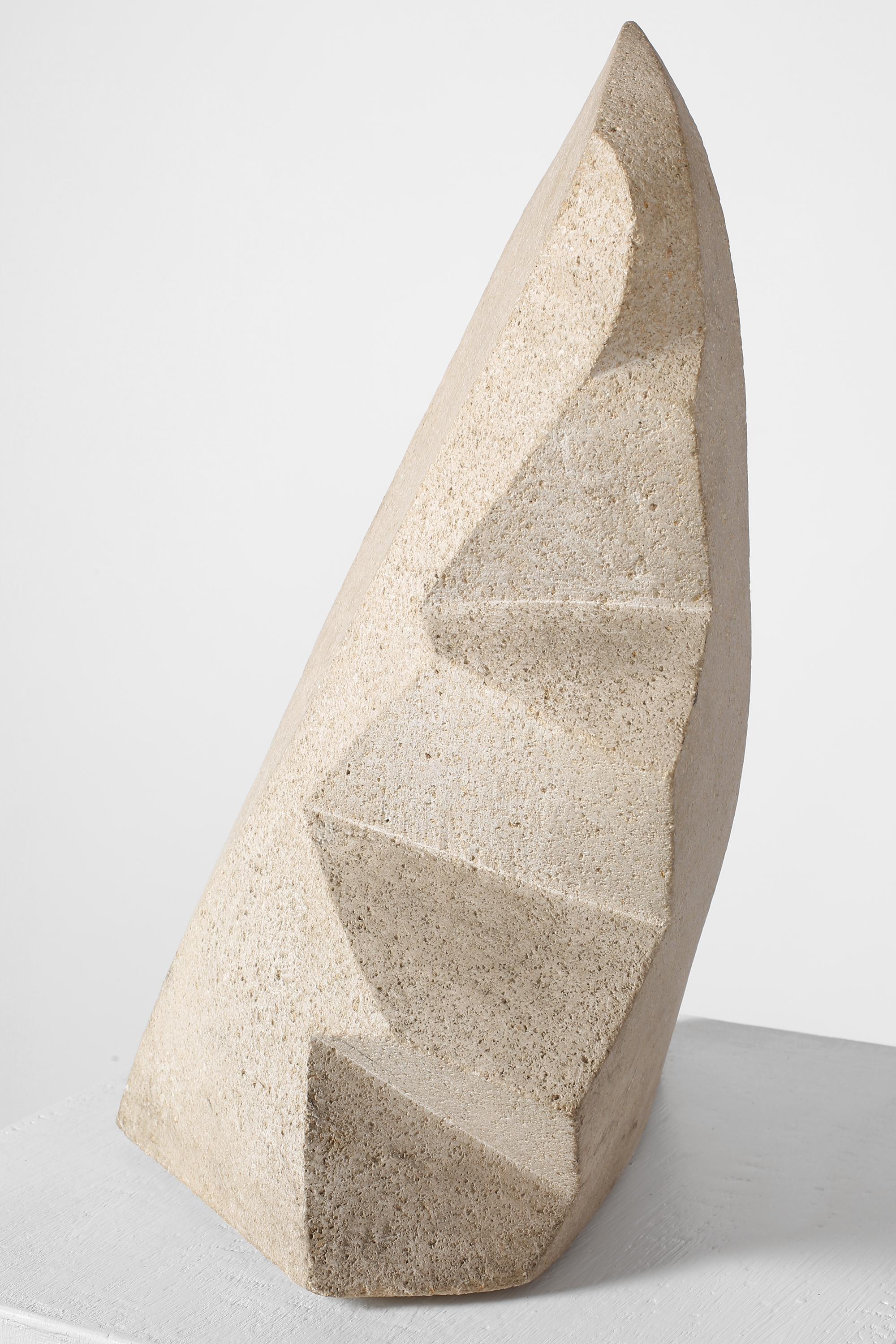 Mid Century Modernist Abstract Stone Sculpture Signed A. Tihen In Good Condition For Sale In London, GB