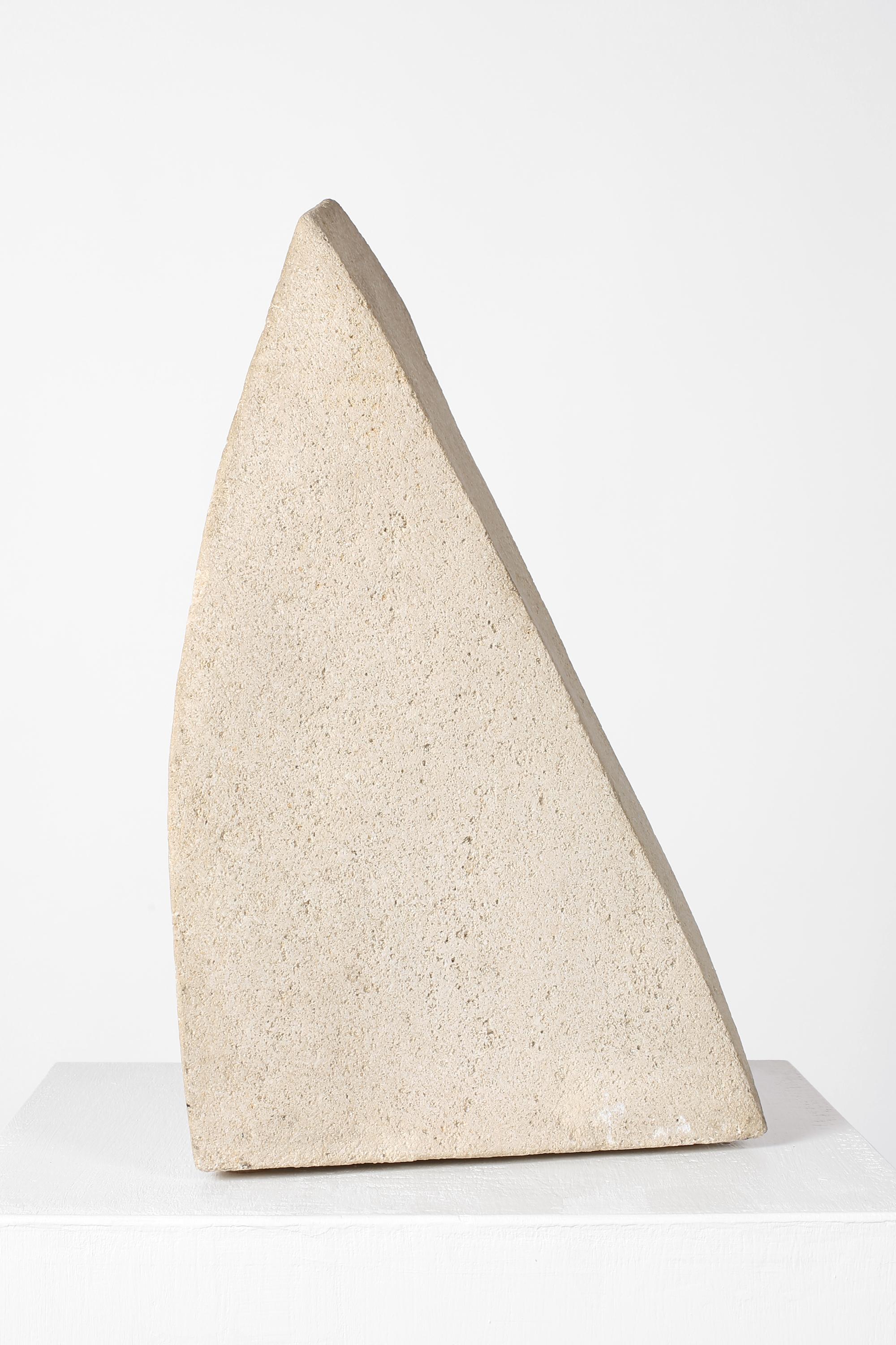 Mid Century Modernist Abstract Stone Sculpture Signed A. Tihen For Sale 3