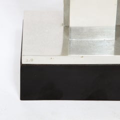 Mid-Century Modernist Aluminum Abstract Sculpture Signed by Richard Hunt