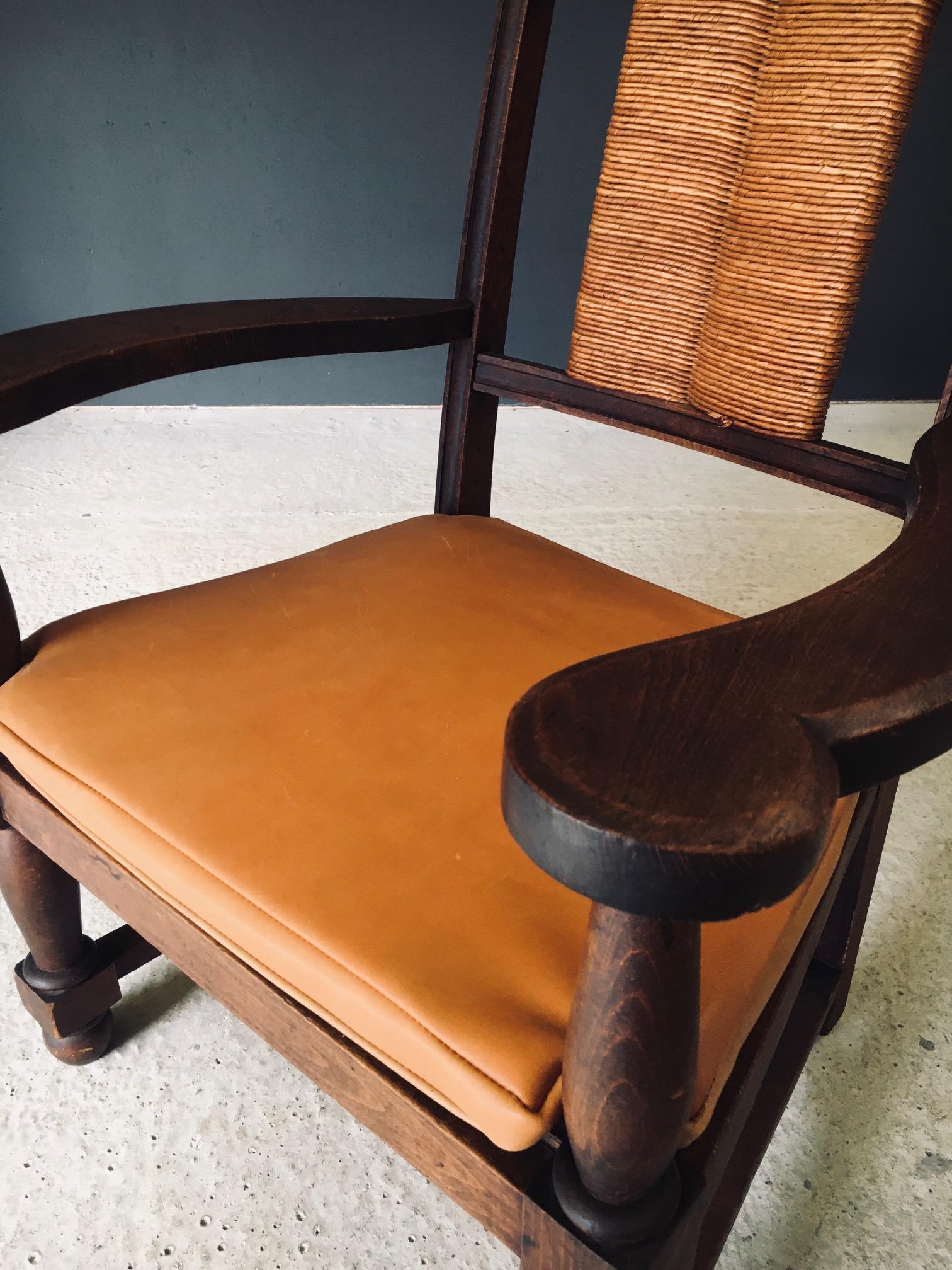 Sillón modernista de mediados de siglo de Francis Jourdain, Francia Años 40 en venta 6