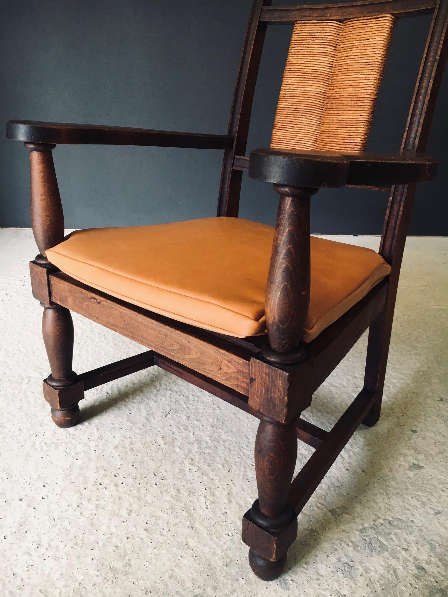 Sillón modernista de mediados de siglo de Francis Jourdain, Francia Años 40 en venta 7