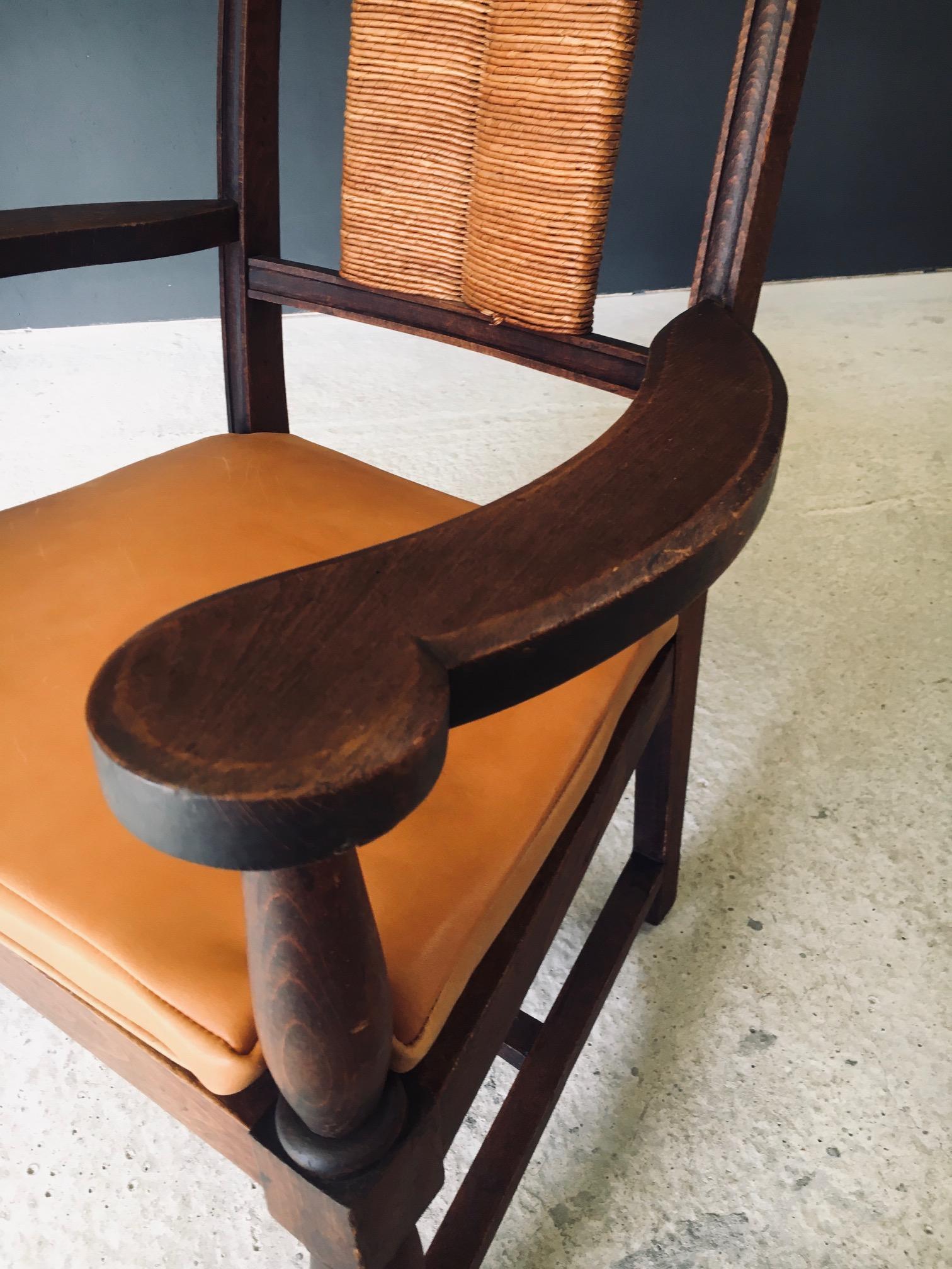 Sillón modernista de mediados de siglo de Francis Jourdain, Francia Años 40 en venta 9