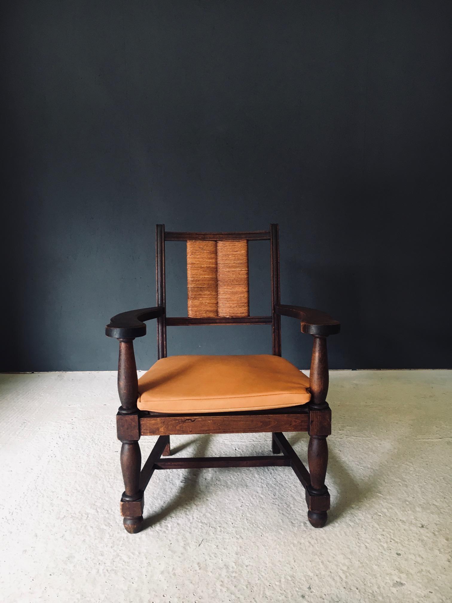 Sillón modernista de mediados de siglo de Francis Jourdain, Francia Años 40 en venta 1