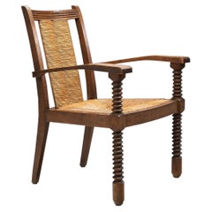 Mid-Century Modernist Armchair by Francis Jourdain 
attr.
, France, 1950s