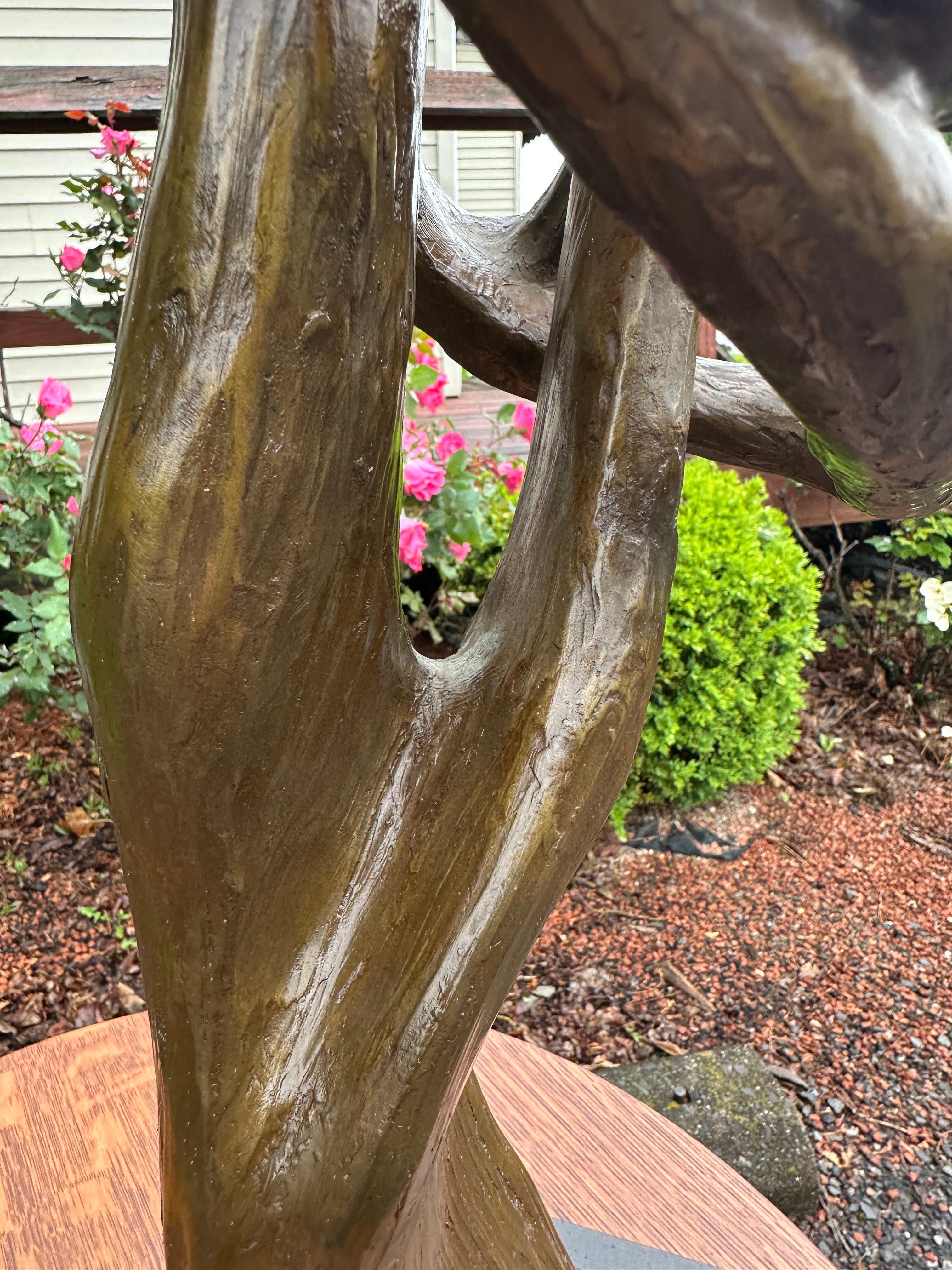 Mid-Century Modernist Bronze of Mother and Child - W8391               20%  SALE For Sale 4