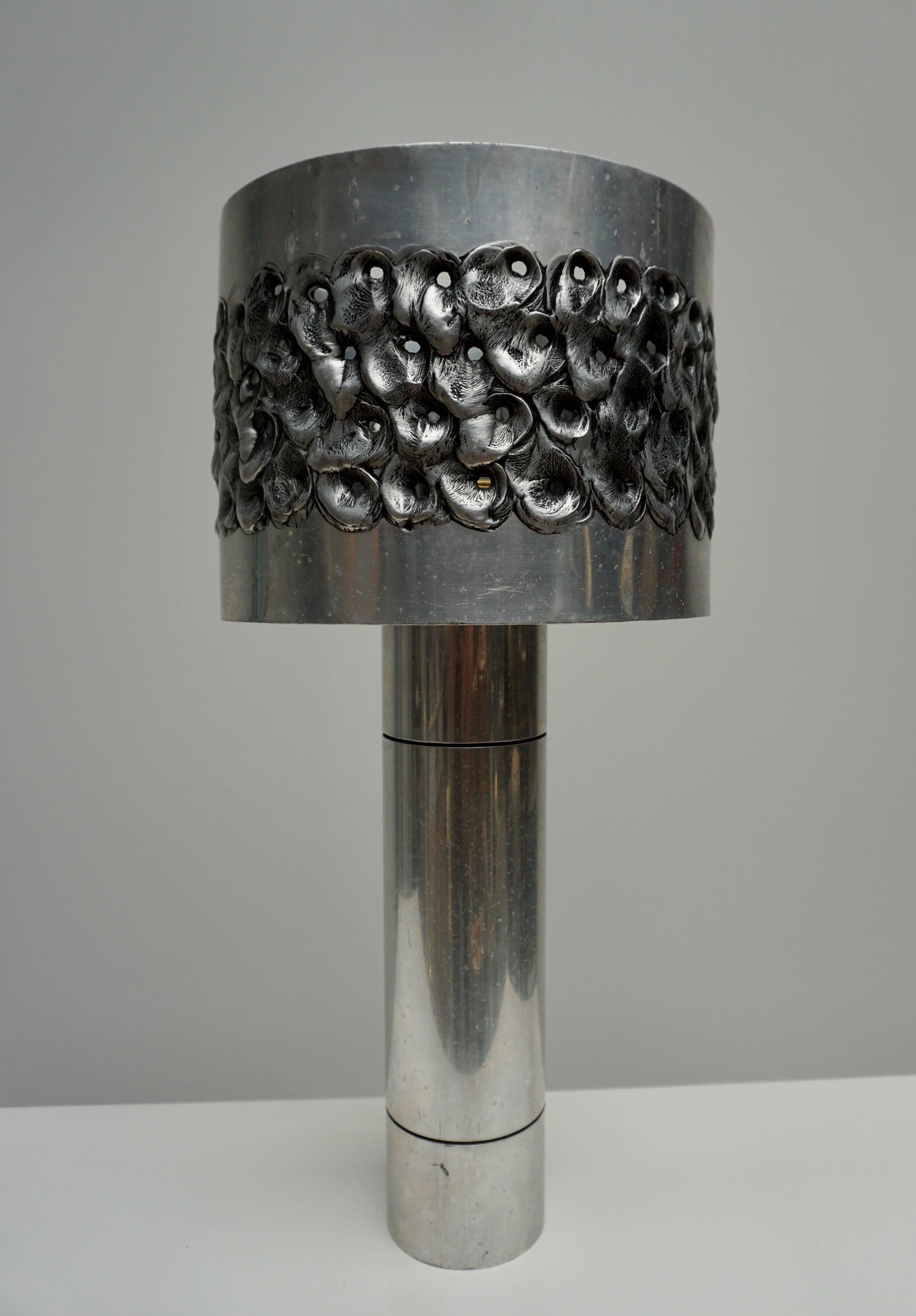 20th Century Mid-Century Modernist Brutalist Table Lamp by Willy Luyckx For Sale