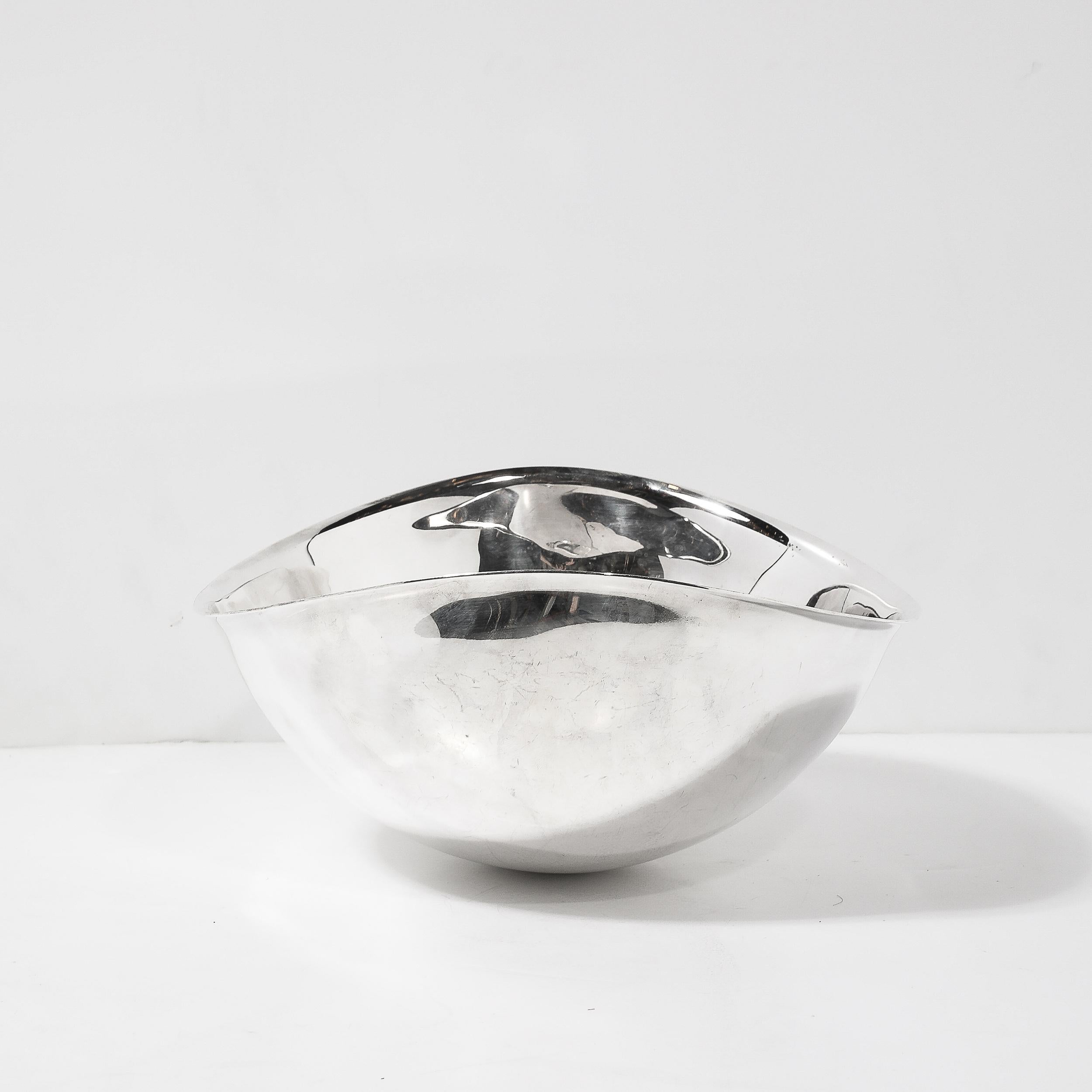 Mid-Century Modernist 'Candara' Centerpiece Bowl signed Sabattini For Sale 6