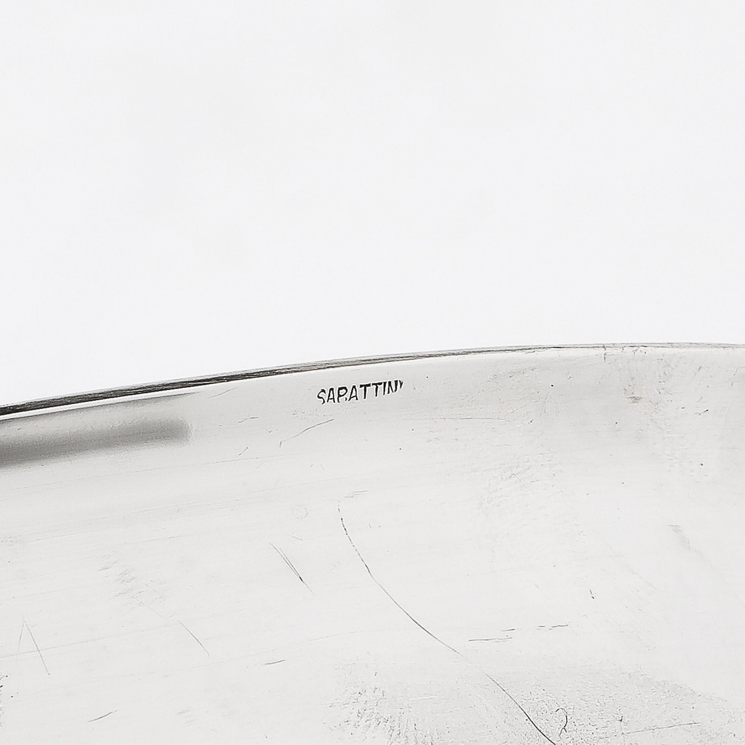 Mid-Century Modernist 'Candara' Centerpiece Bowl signed Sabattini For Sale 8
