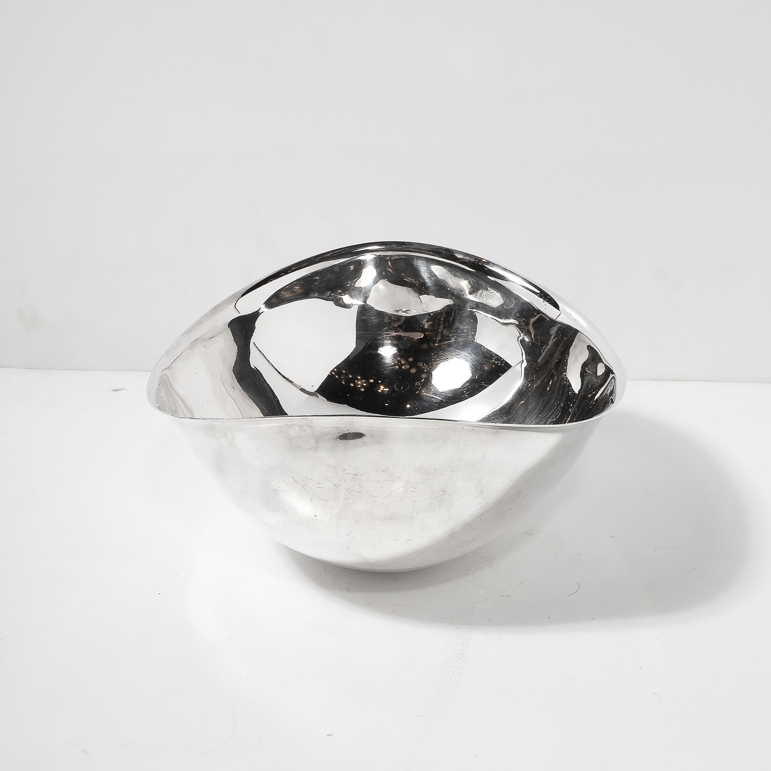 Mid-Century Modernist 'Candara' Centerpiece Bowl signed Sabattini In Good Condition For Sale In New York, NY