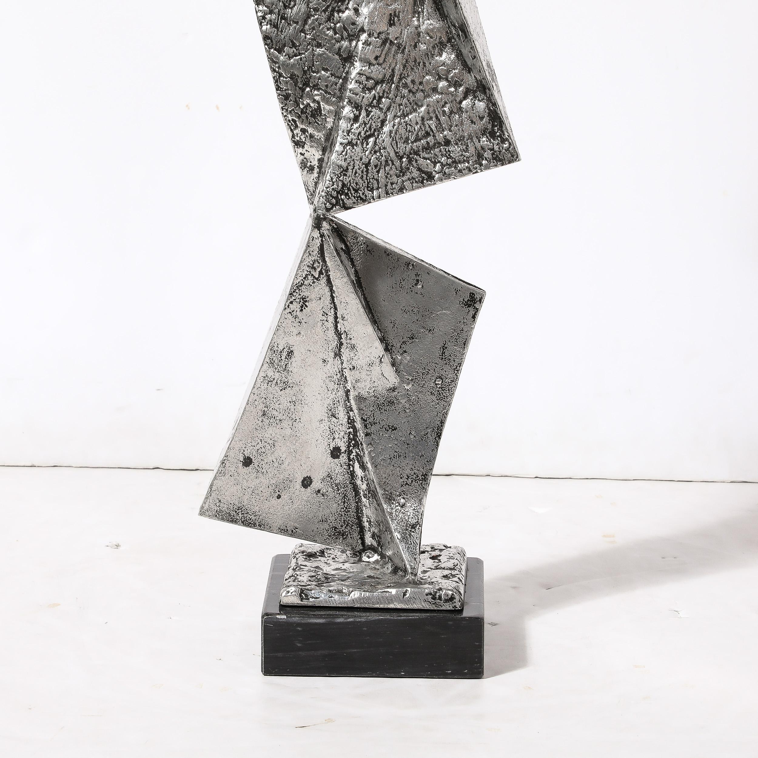 Américain Sculpture abstraite moderniste du milieu du siècle dernier en aluminium moulé et soudé d'Arthur Court en vente