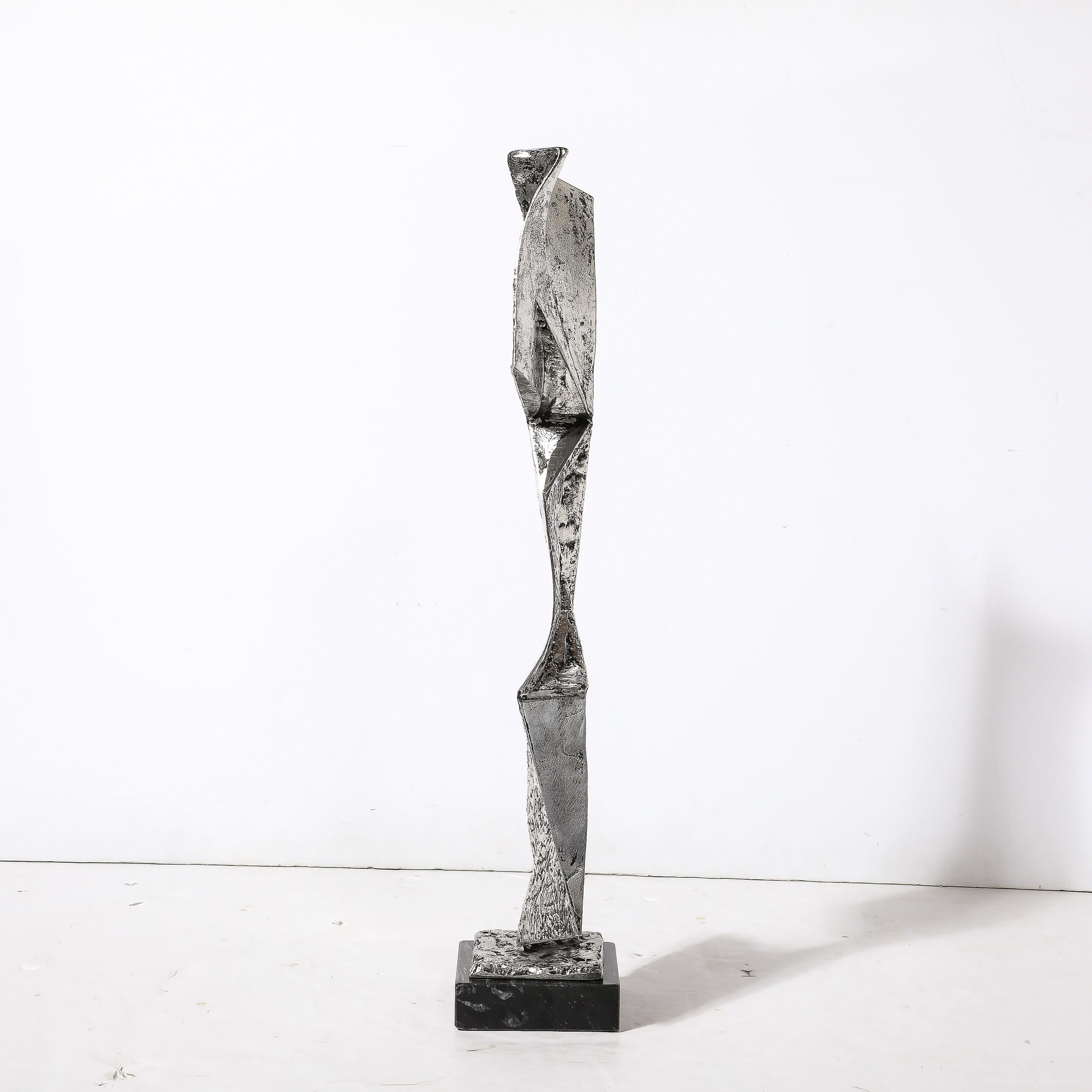 Aluminium Sculpture abstraite moderniste du milieu du siècle dernier en aluminium moulé et soudé d'Arthur Court en vente