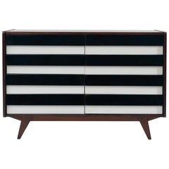 Vintage Mid-Century Modernist Chest of Drawers No U-453, by Jiří Jiroutek, Czechoslovak