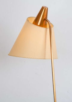 Modernist Copper Floor Lamp by Josef Hurka Czech, 1958