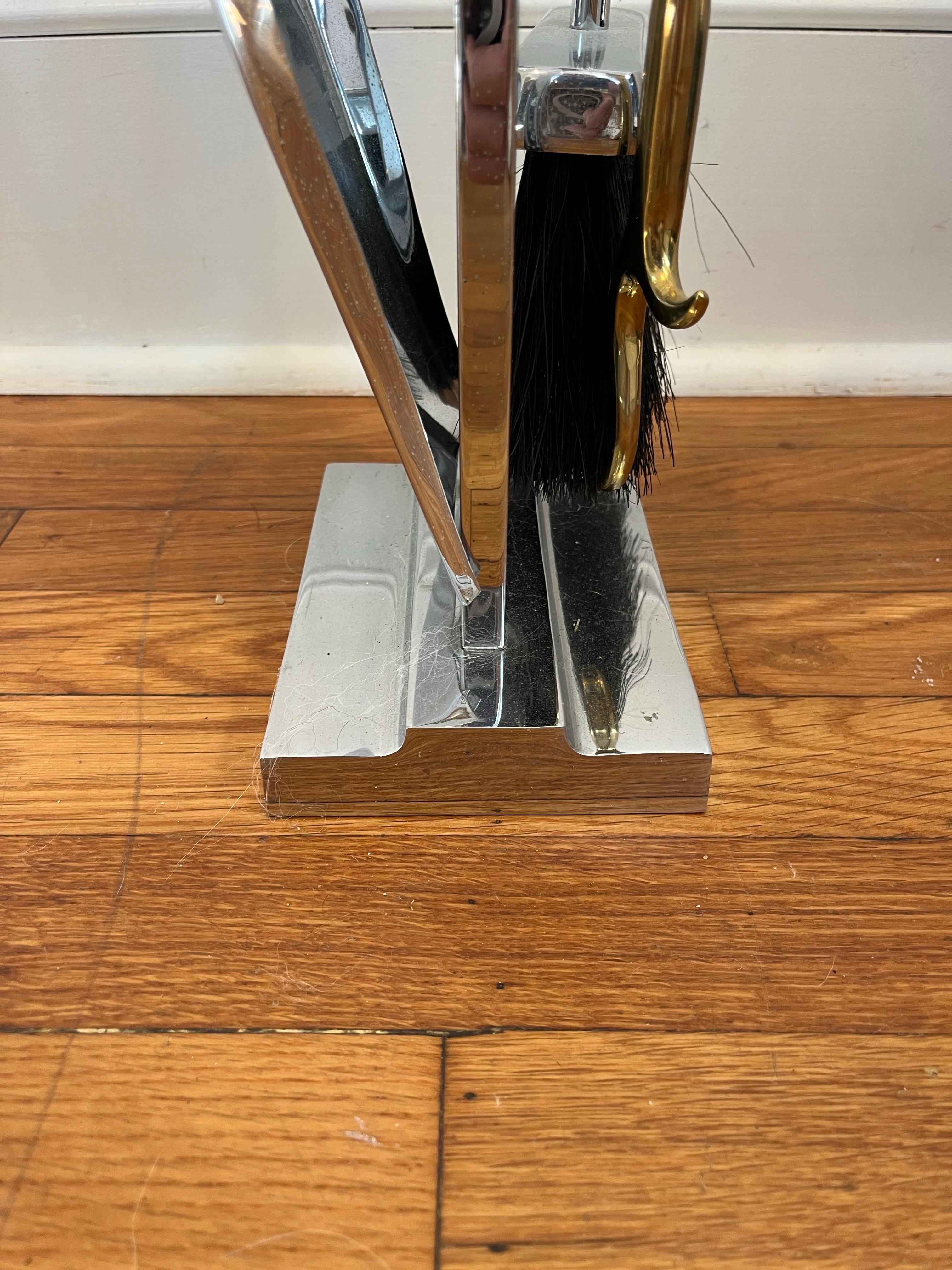Mid Century Modernist Fireplace Tools For Sale 1