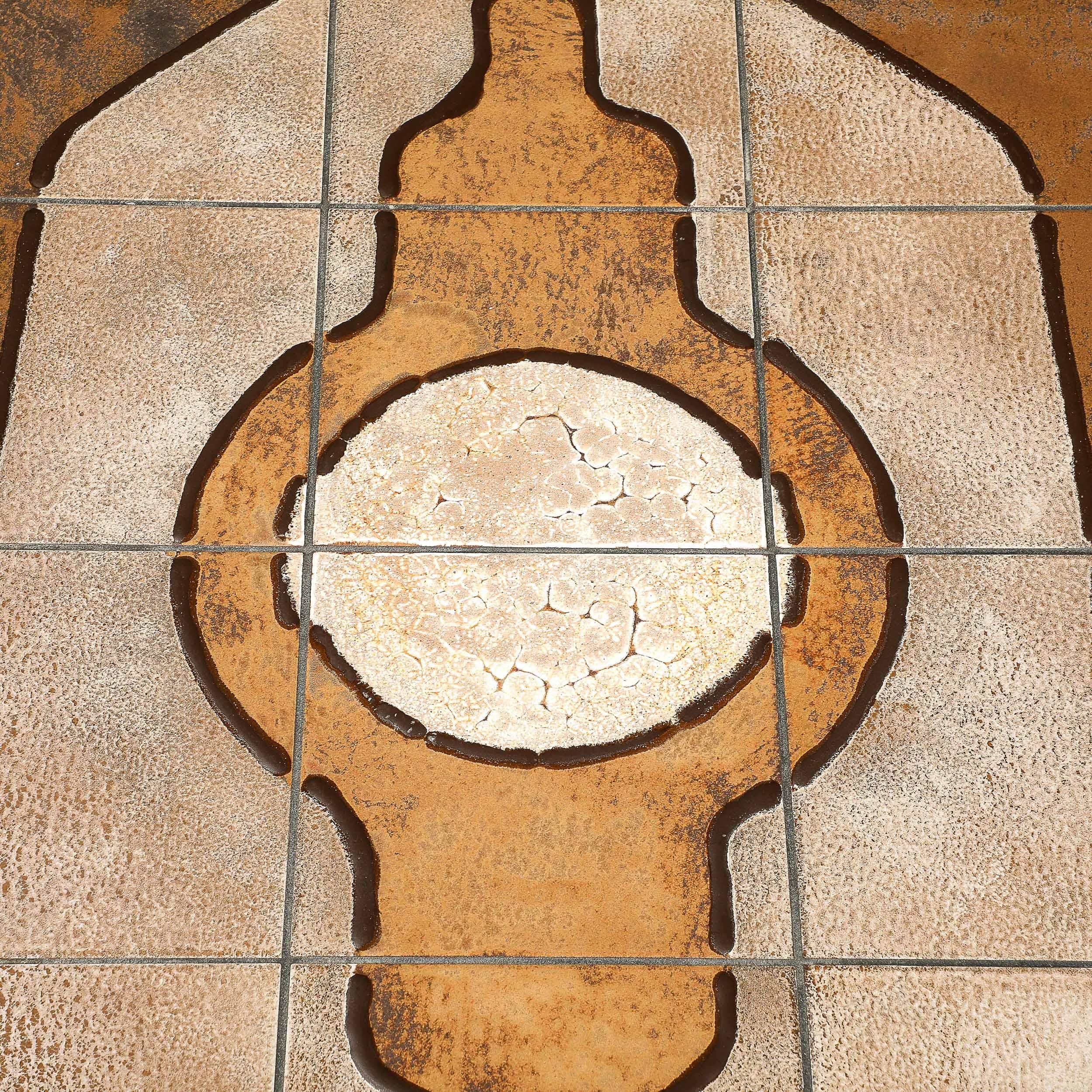 Mid-Century Modernist Geometric Tile Inlay Teak Cocktail Table 13