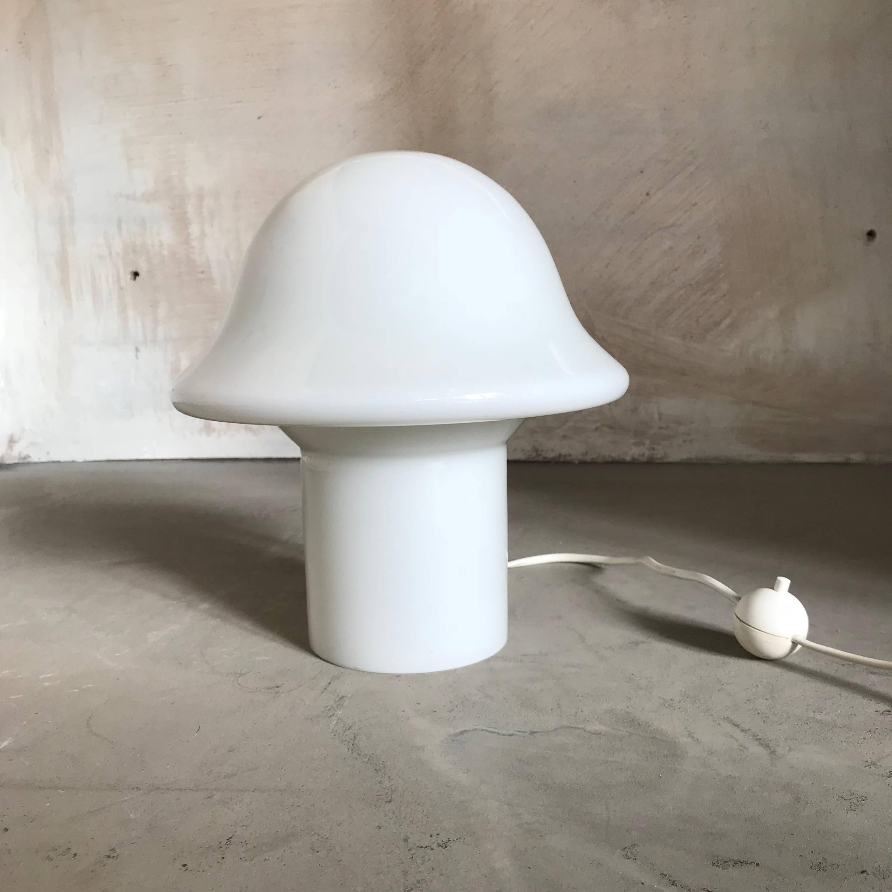 Mid-Century Modernist German Mushroom Table Lamp by Peill & Putzler, 1970s 5